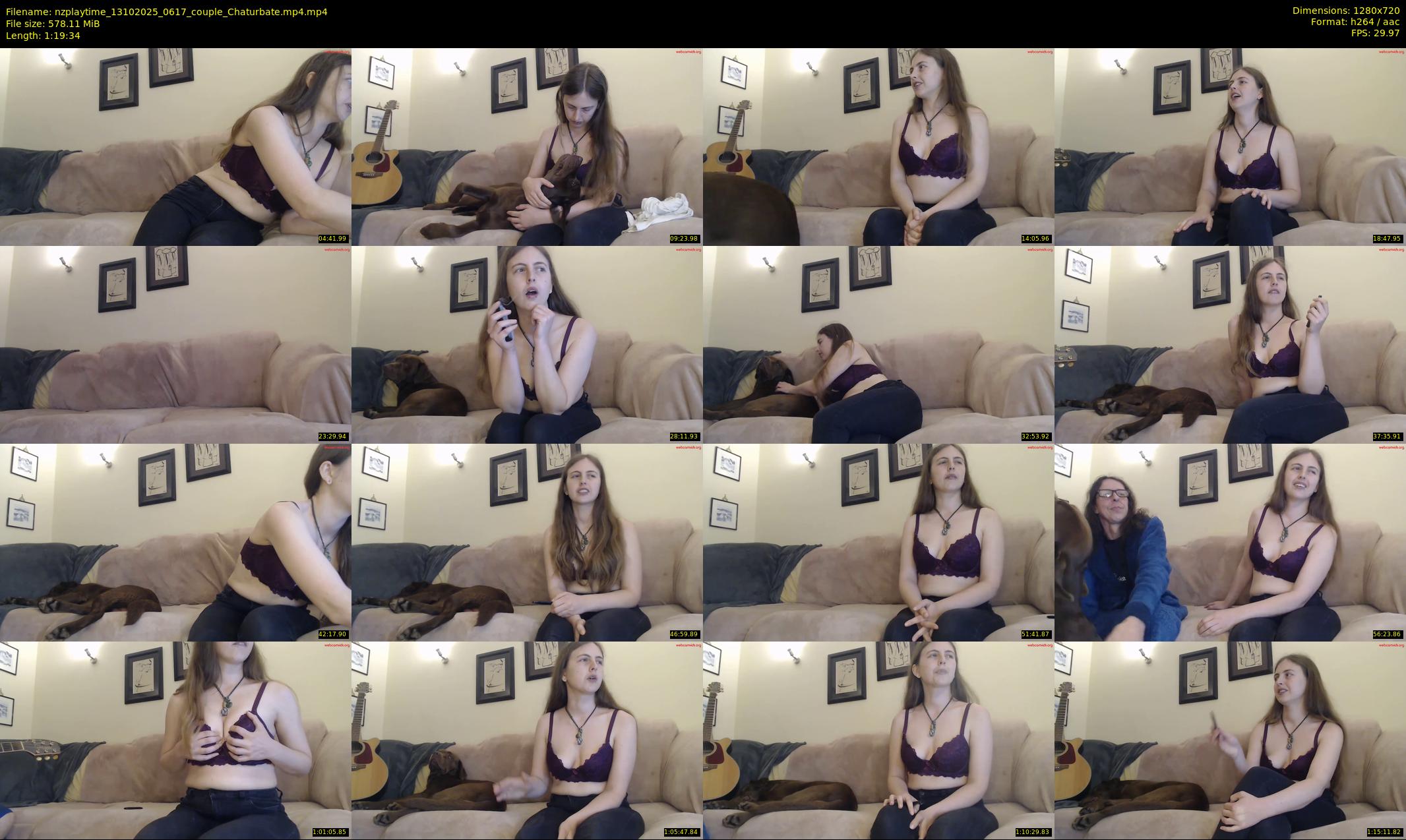 nzplaytime — 80 minute Chaturbate couple cam show recording, 720p, Oct 13, 2025