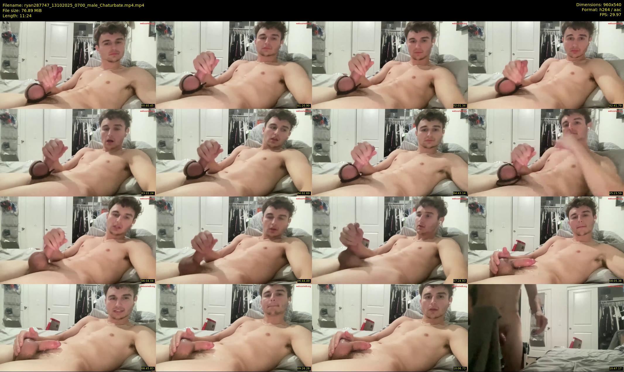ryan287747 — 12 minute Chaturbate male cam show recording, 480p, Oct 13, 2025