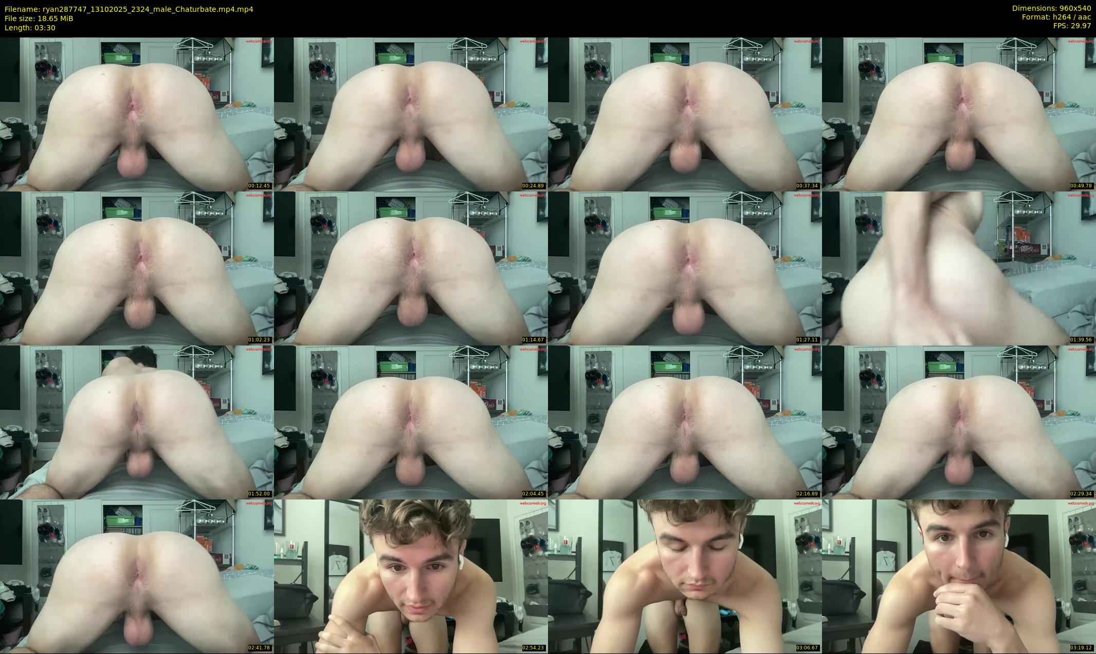ryan287747 — 4 minute Chaturbate male cam show recording, 480p, Oct 13, 2025
