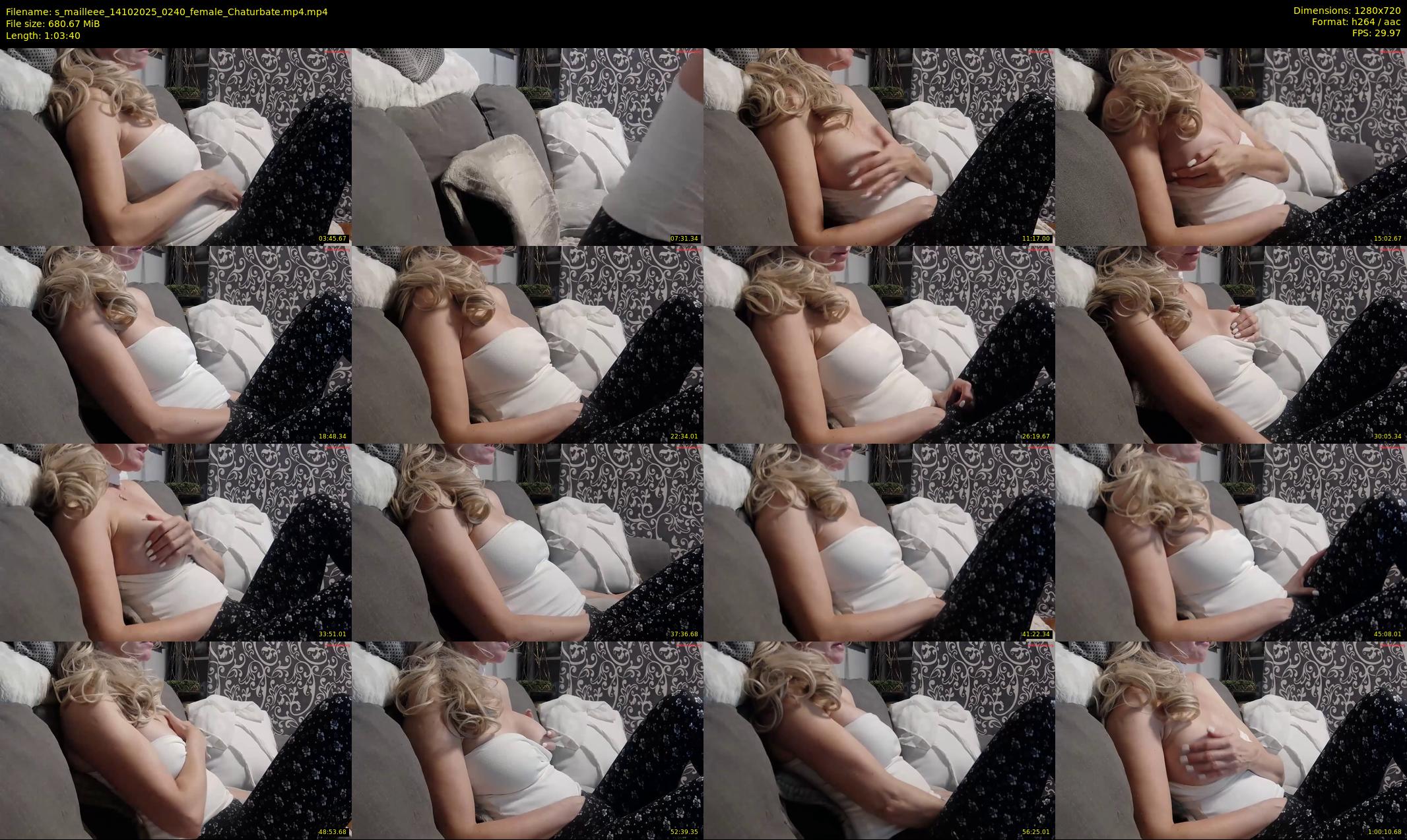 s_mailleee — 64 minute Chaturbate female cam show recording, 720p, Oct 14, 2025
