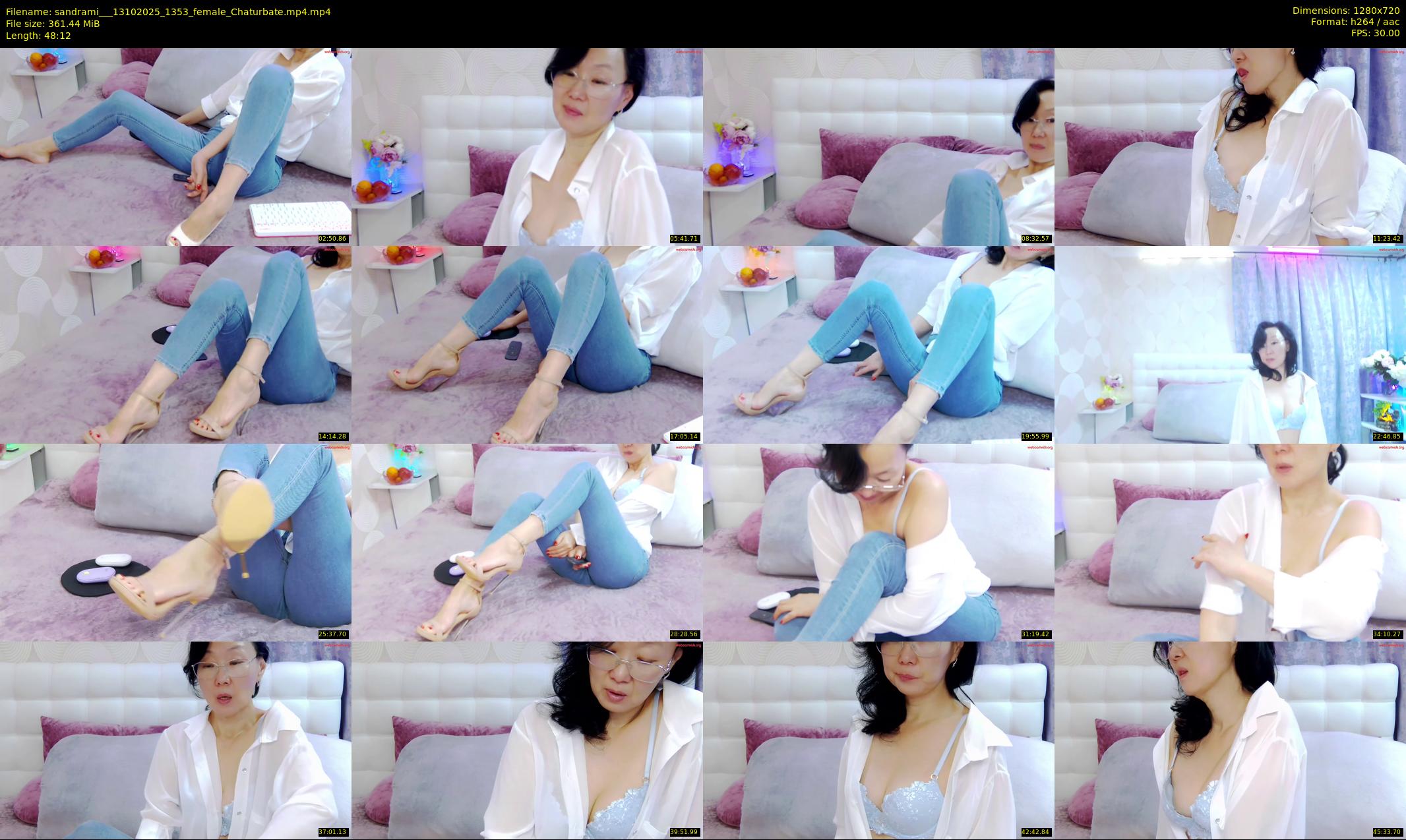 sandrami__ — 49 minute Chaturbate female cam show recording, 720p, Oct 13, 2025