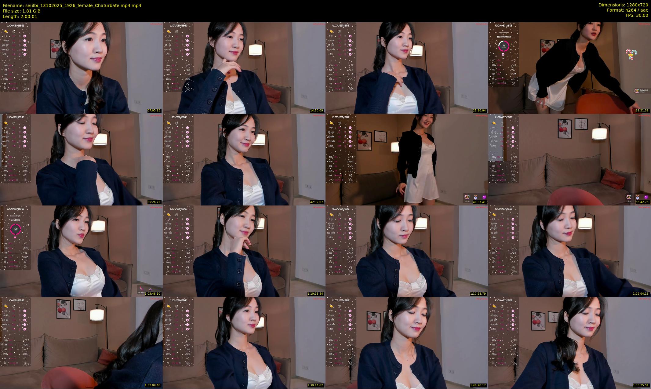 seulbi — 121 minute Chaturbate female cam show recording, 720p, Oct 13, 2025