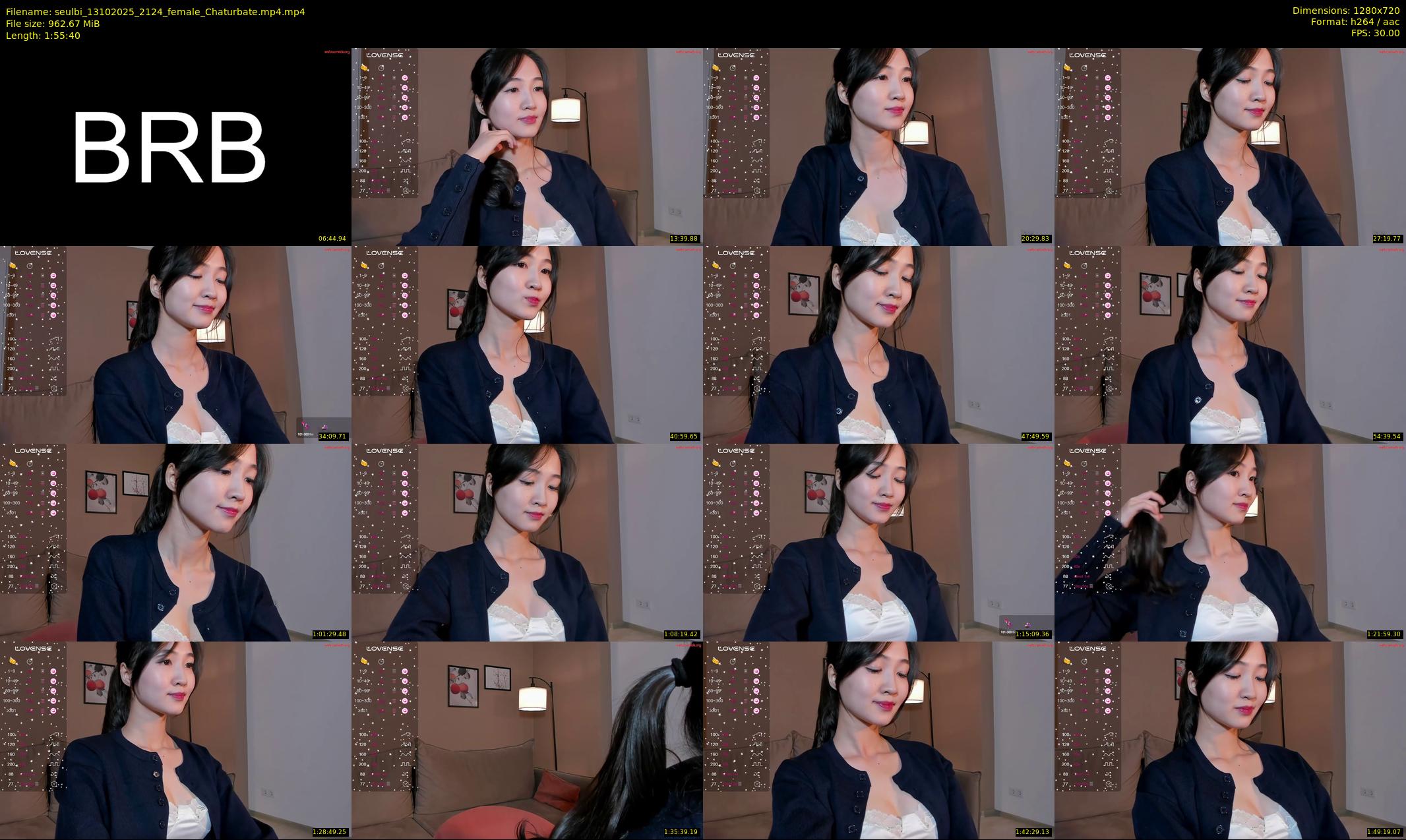 seulbi — 116 minute Chaturbate female cam show recording, 720p, Oct 13, 2025