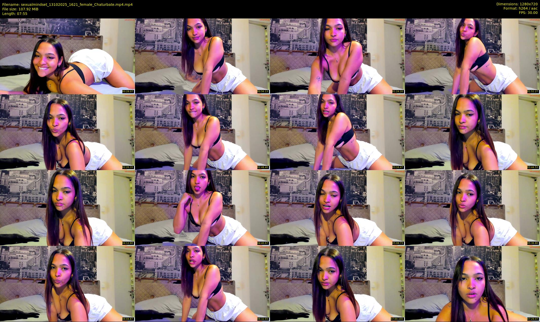 sexualmindset — 8 minute Chaturbate female cam show recording, 720p, Oct 13, 2025