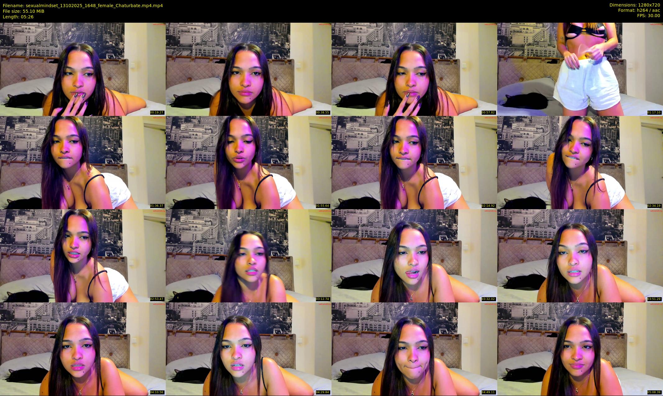 sexualmindset — 6 minute Chaturbate female cam show recording, 720p, Oct 13, 2025