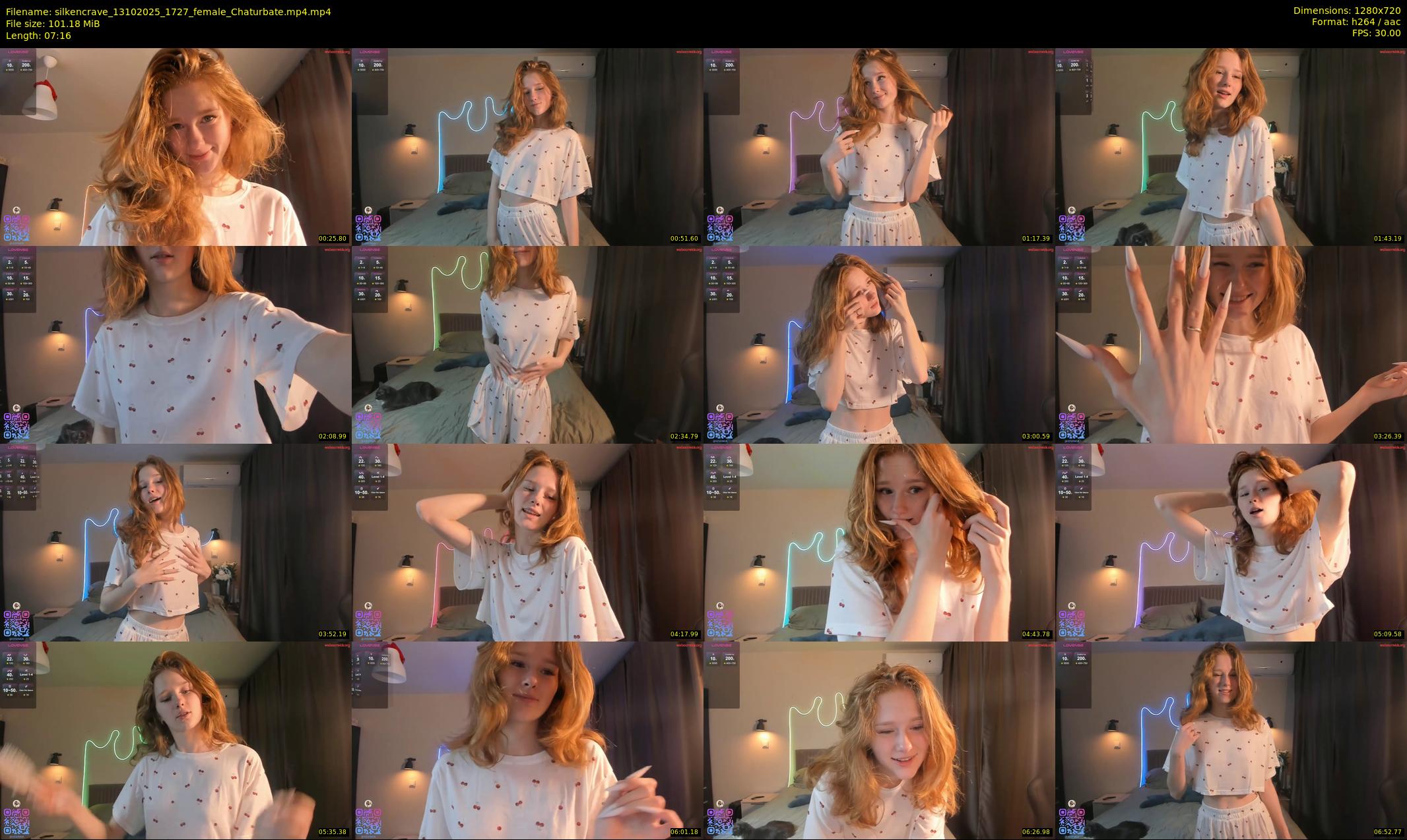 silkencrave — 8 minute Chaturbate female cam show recording, 720p, Oct 13, 2025