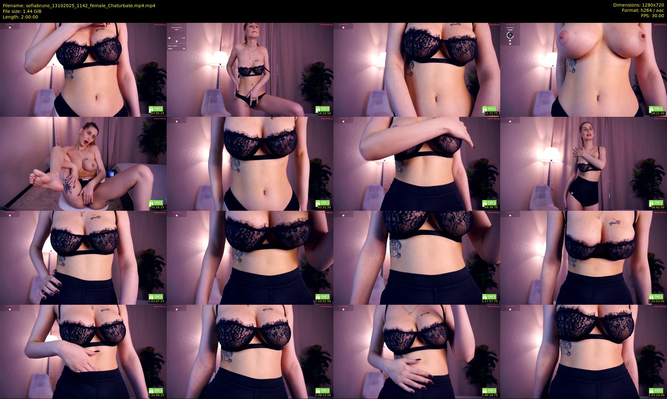 sofiabruno — 120 minute Chaturbate female cam show recording, 720p, Oct 13, 2025