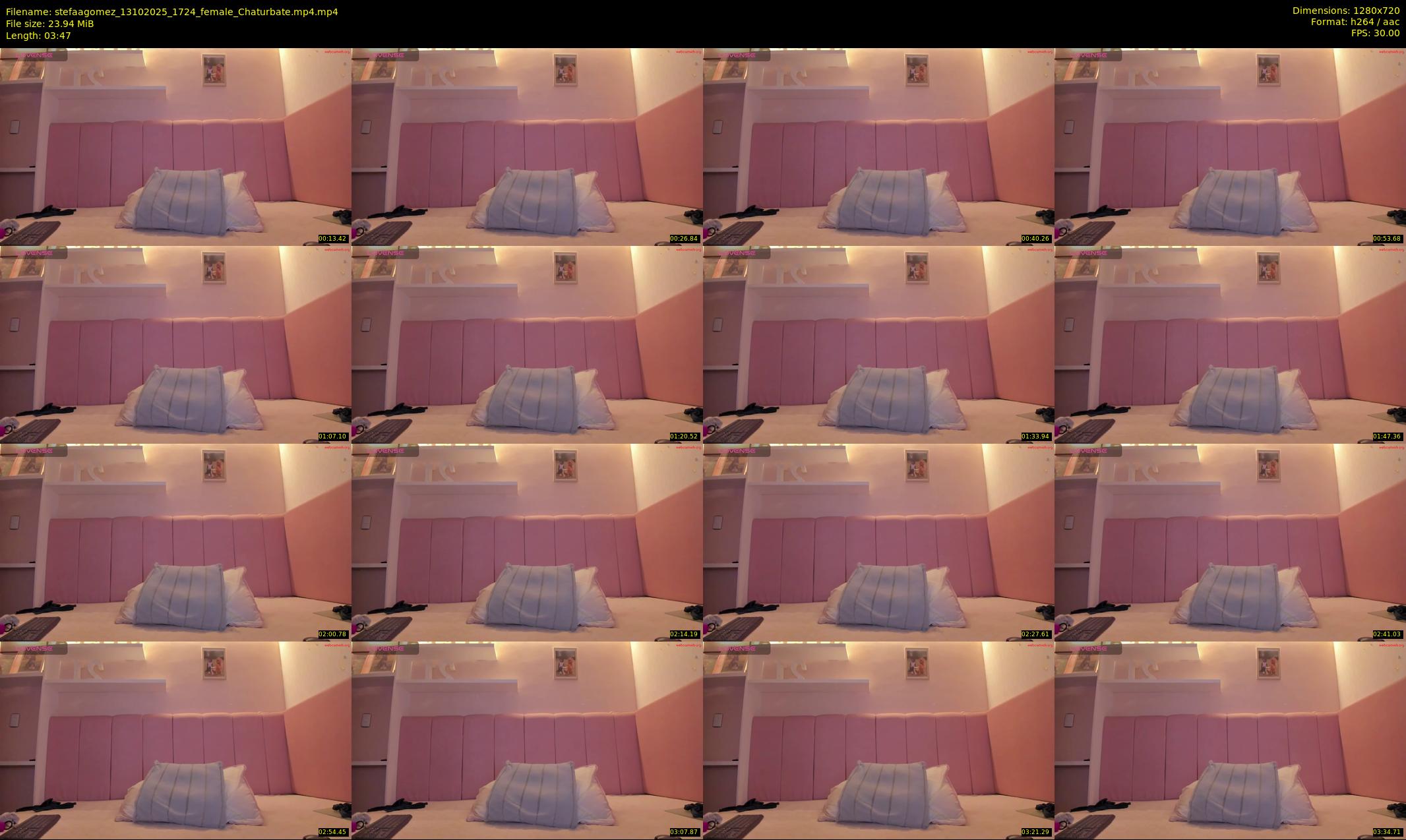 stefaagomez — 4 minute Chaturbate female cam show recording, 720p, Oct 13, 2025