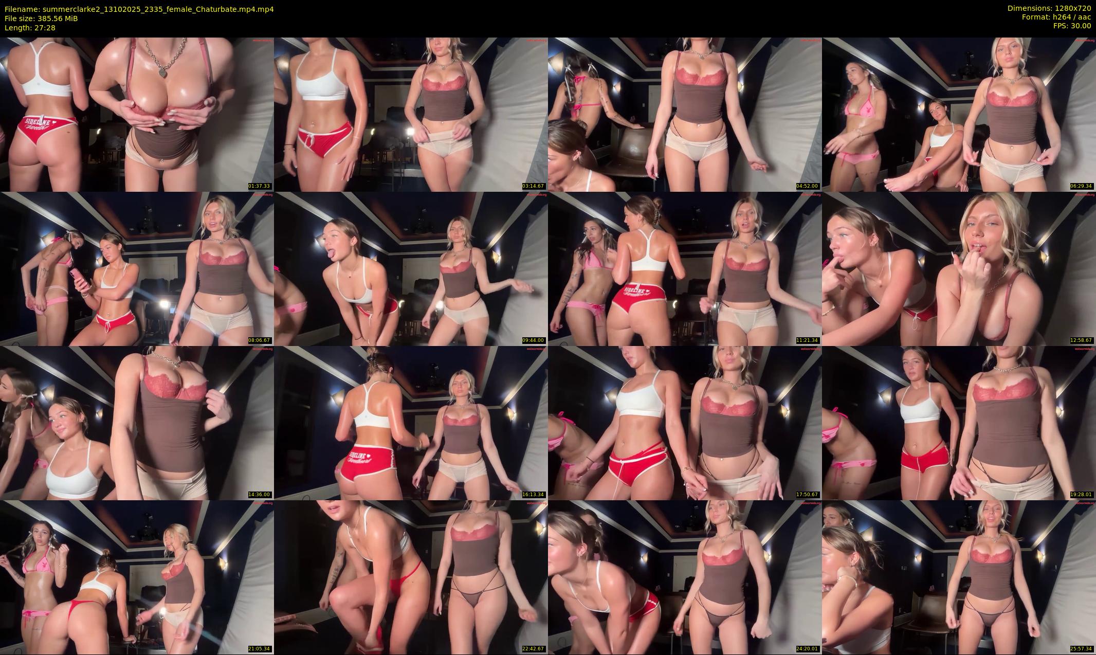 summerclarke2 — 28 minute Chaturbate female cam show recording, 720p, Oct 13, 2025