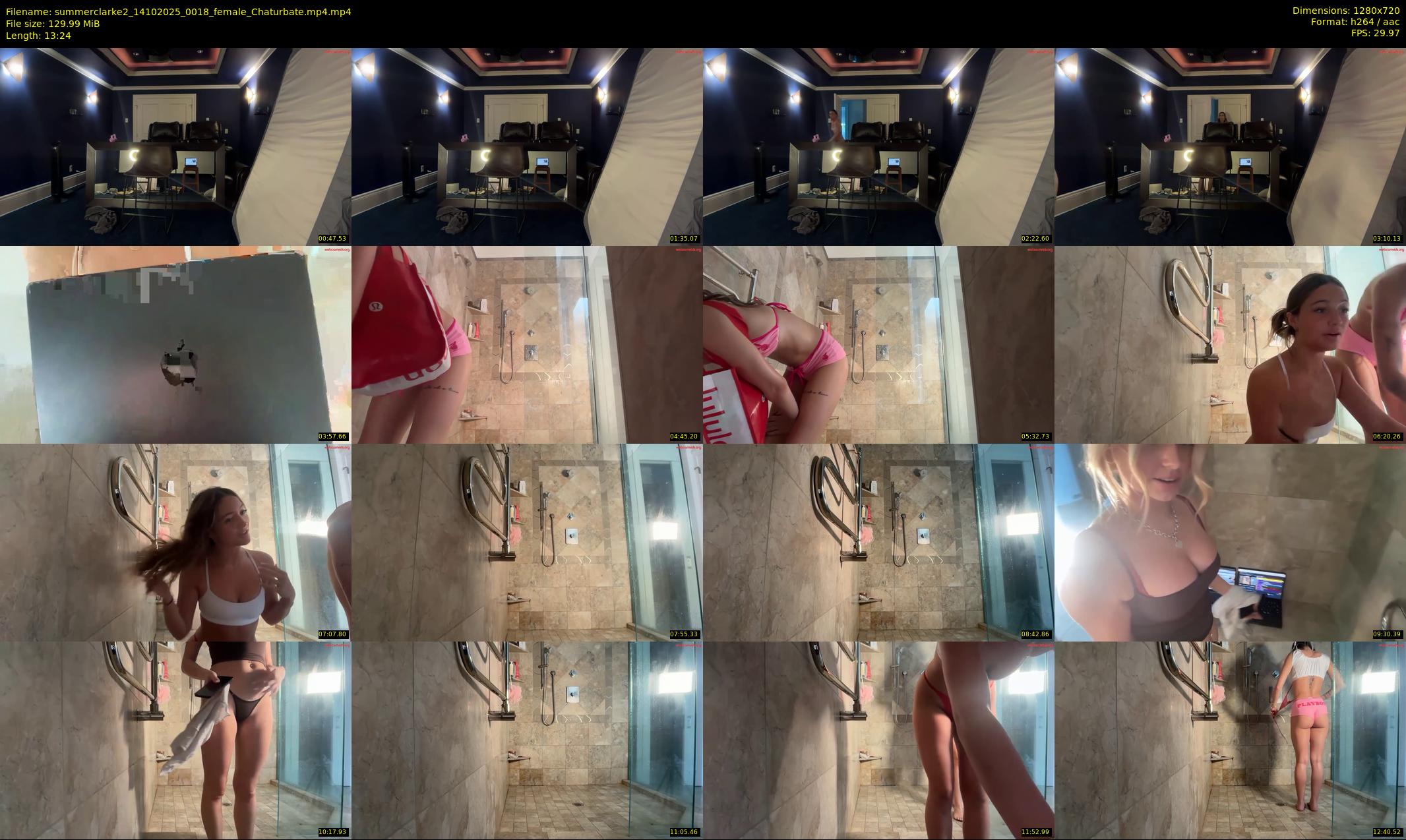 summerclarke2 — 14 minute Chaturbate female cam show recording, 720p, Oct 14, 2025
