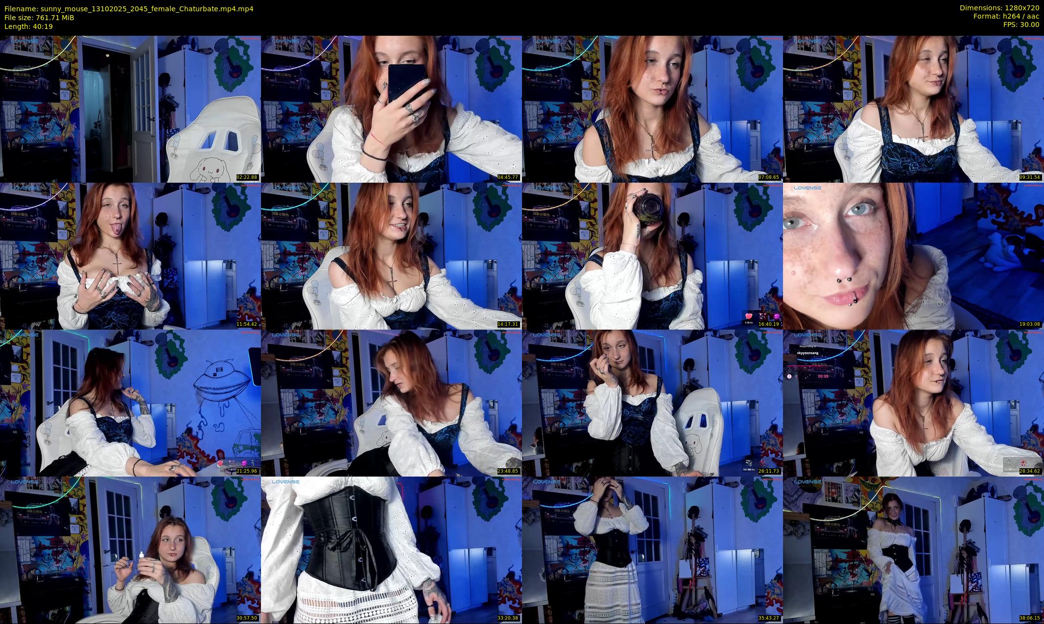 sunny_mouse — 41 minute Chaturbate female cam show recording, 720p, Oct 13, 2025