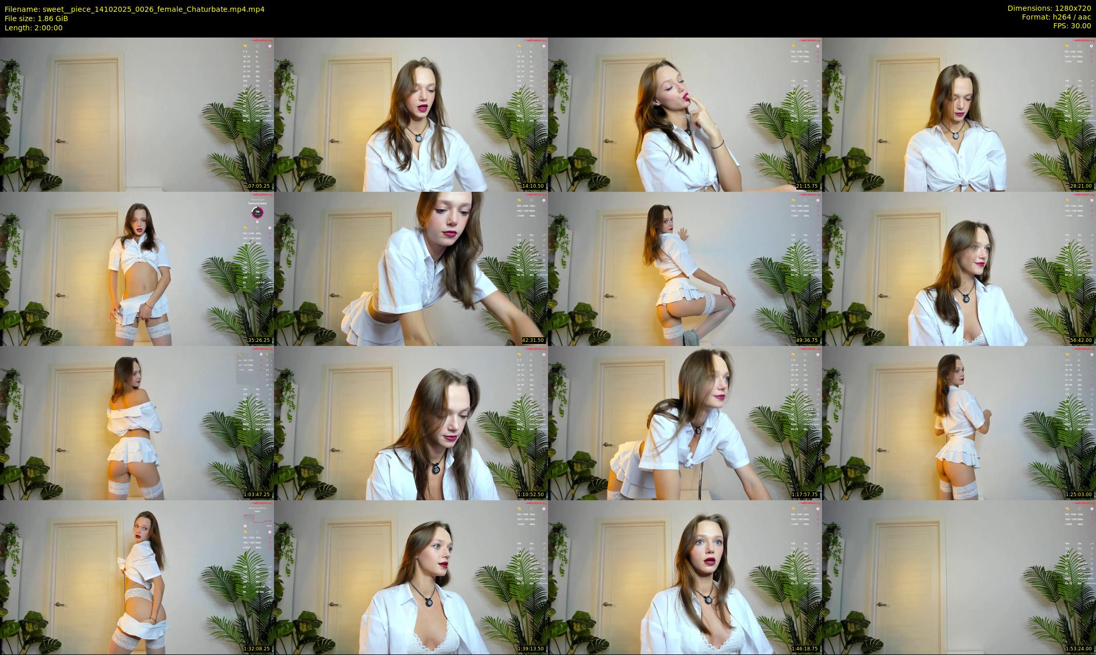 sweet__piece — 120 minute Chaturbate female cam show recording, 720p, Oct 14, 2025