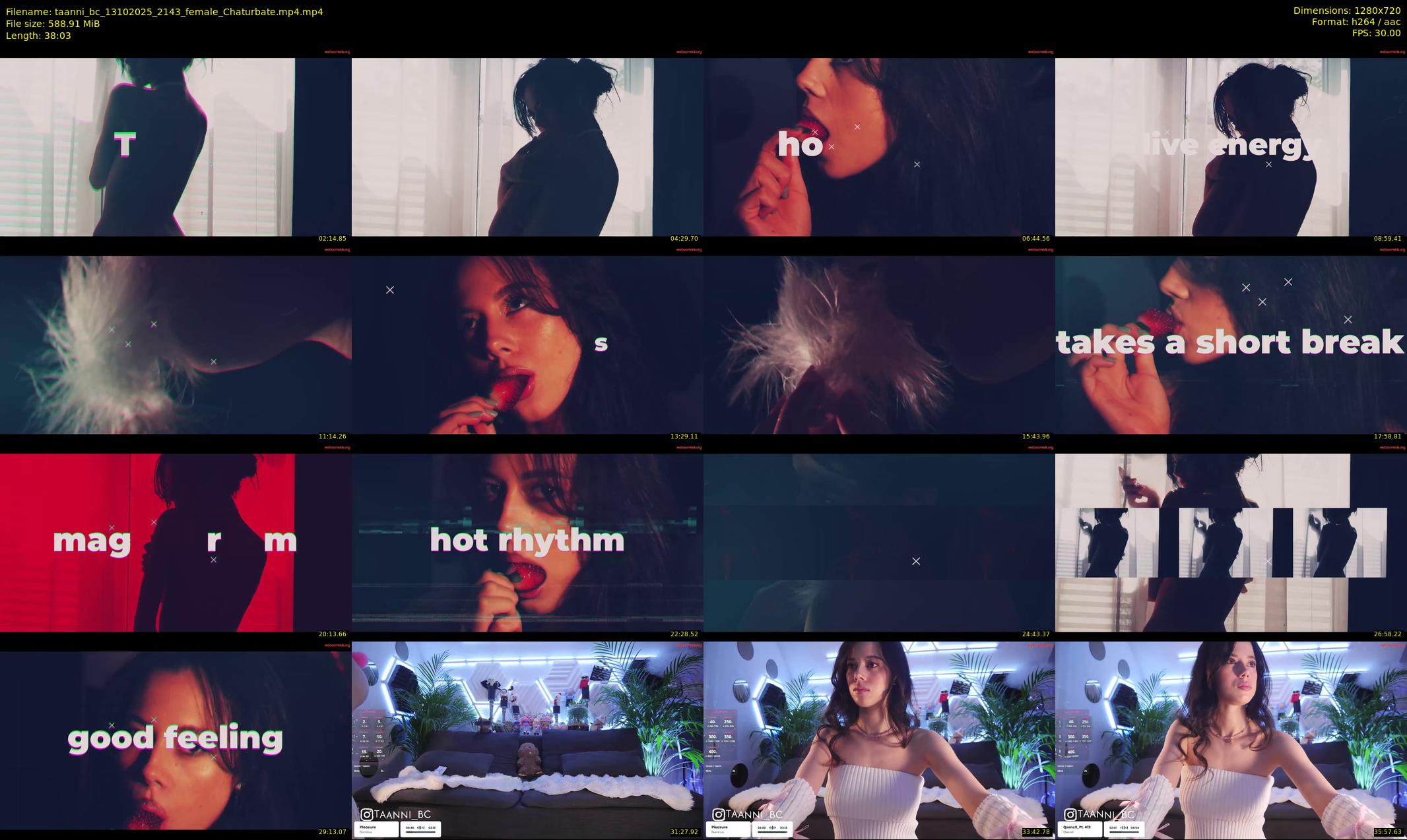 taanni_bc — 39 minute Chaturbate female cam show recording, 720p, Oct 13, 2025