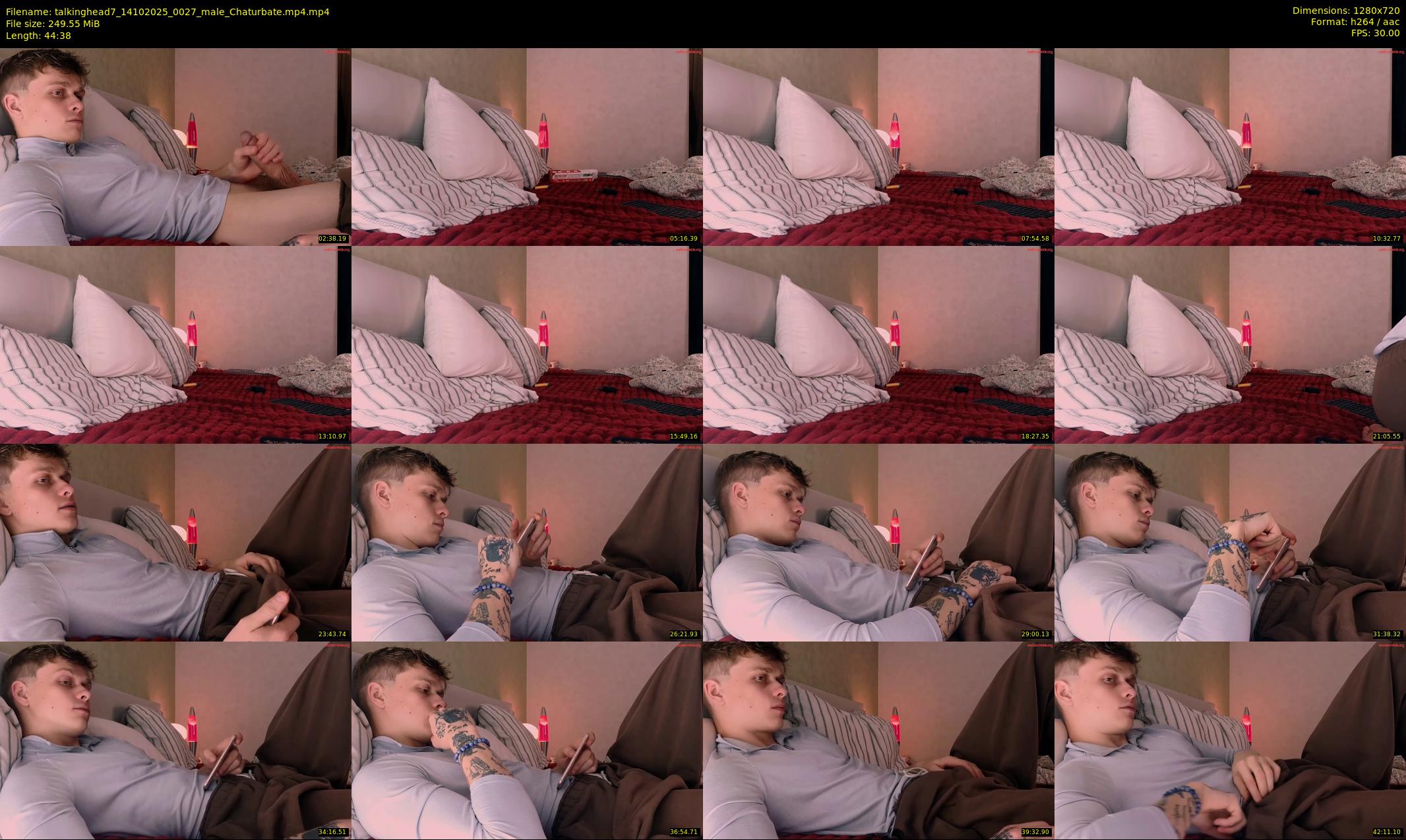 talkinghead7 — 45 minute Chaturbate male cam show recording, 720p, Oct 14, 2025