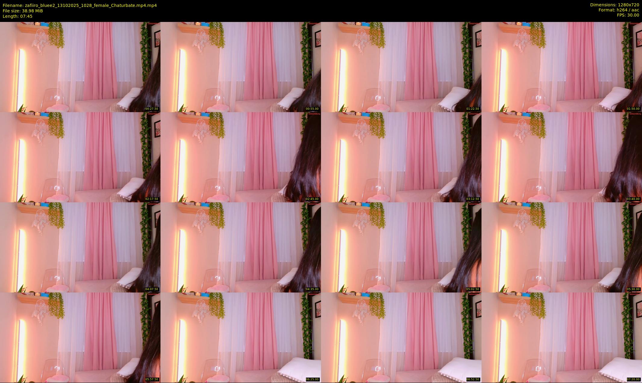 zafiiro_bluee2 — 8 minute Chaturbate female cam show recording, 720p, Oct 13, 2025