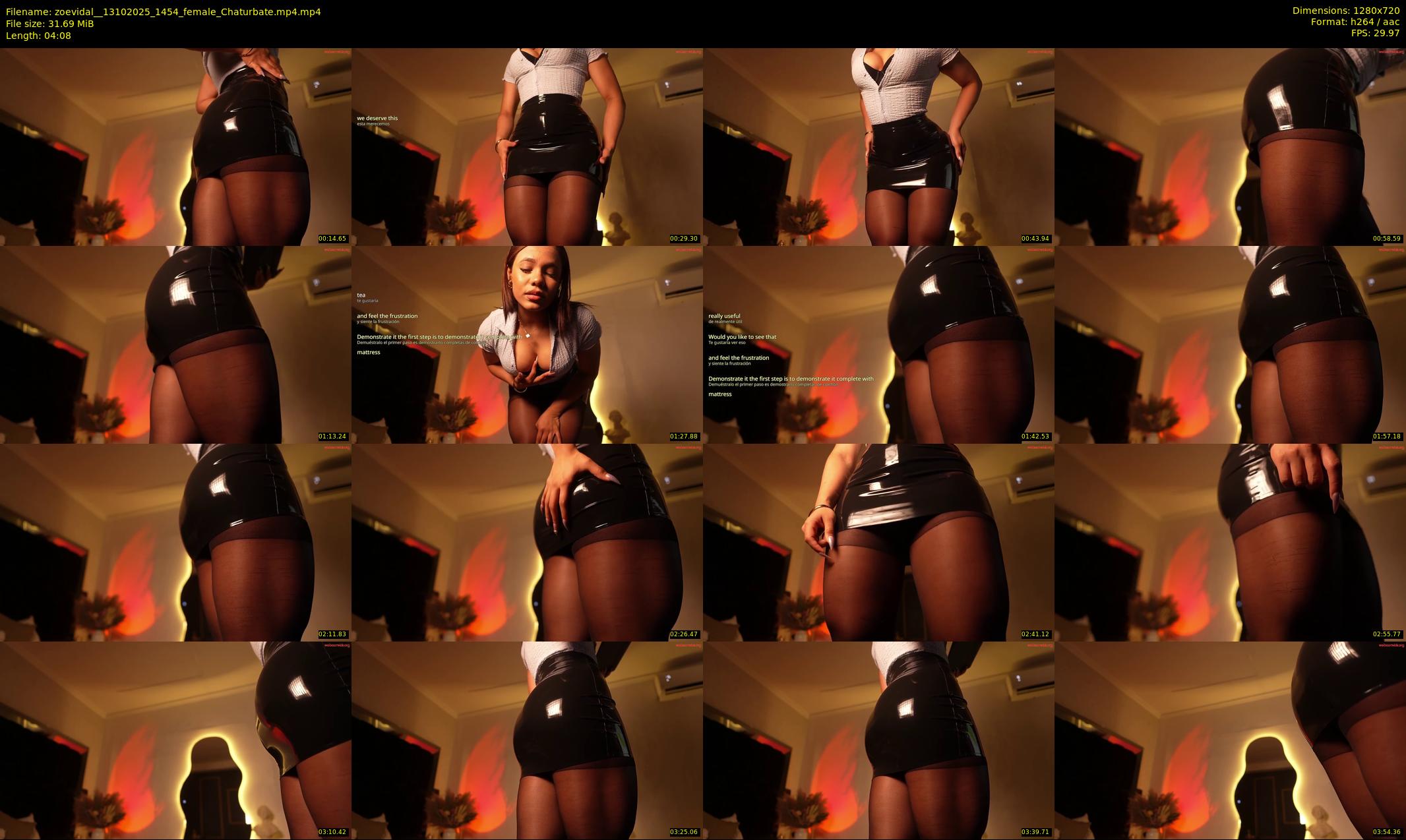 zoevidal_ — 5 minute Chaturbate female cam show recording, 720p, Oct 13, 2025