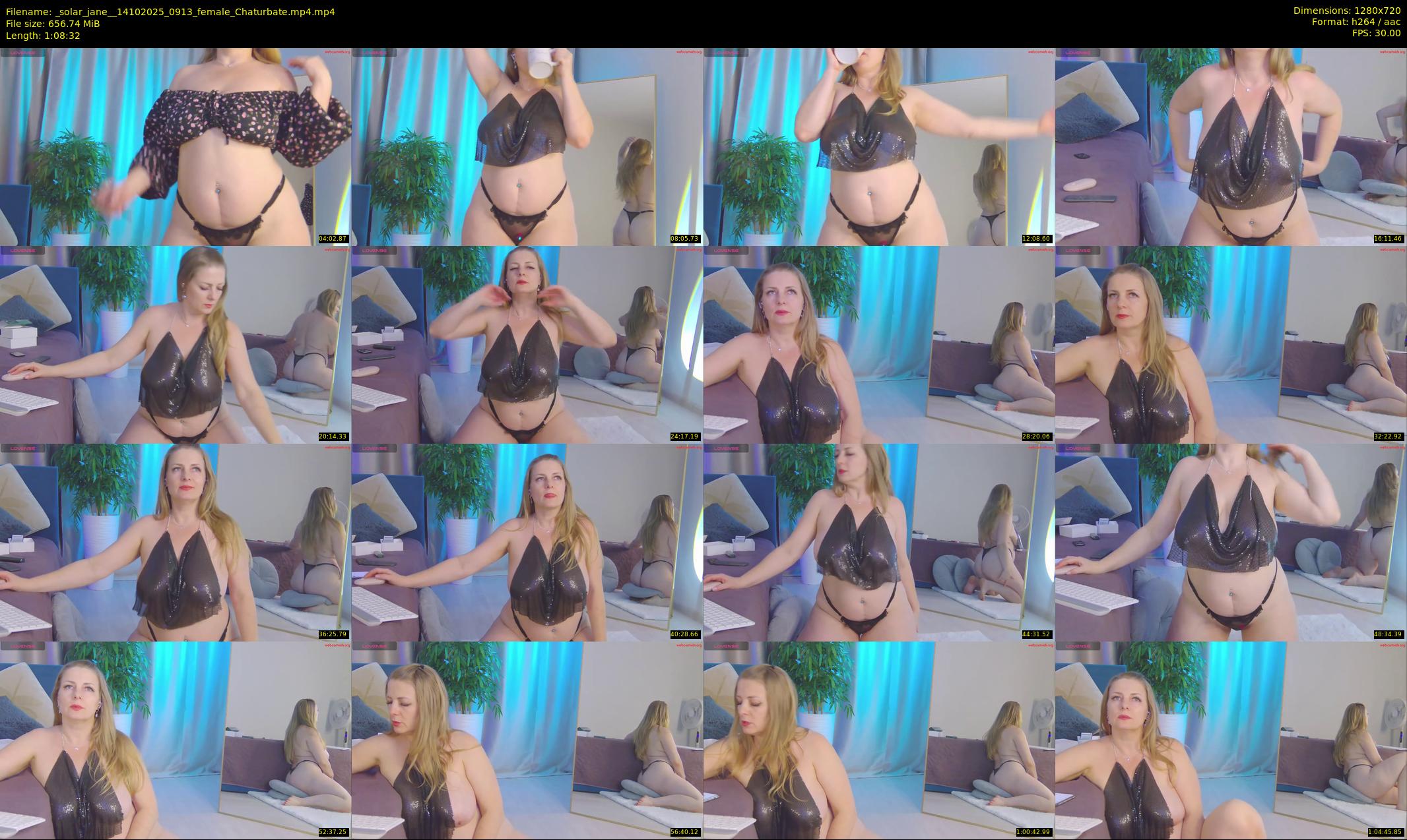 _solar_jane_ — 69 minute Chaturbate female cam show recording, 720p, Oct 14, 2025