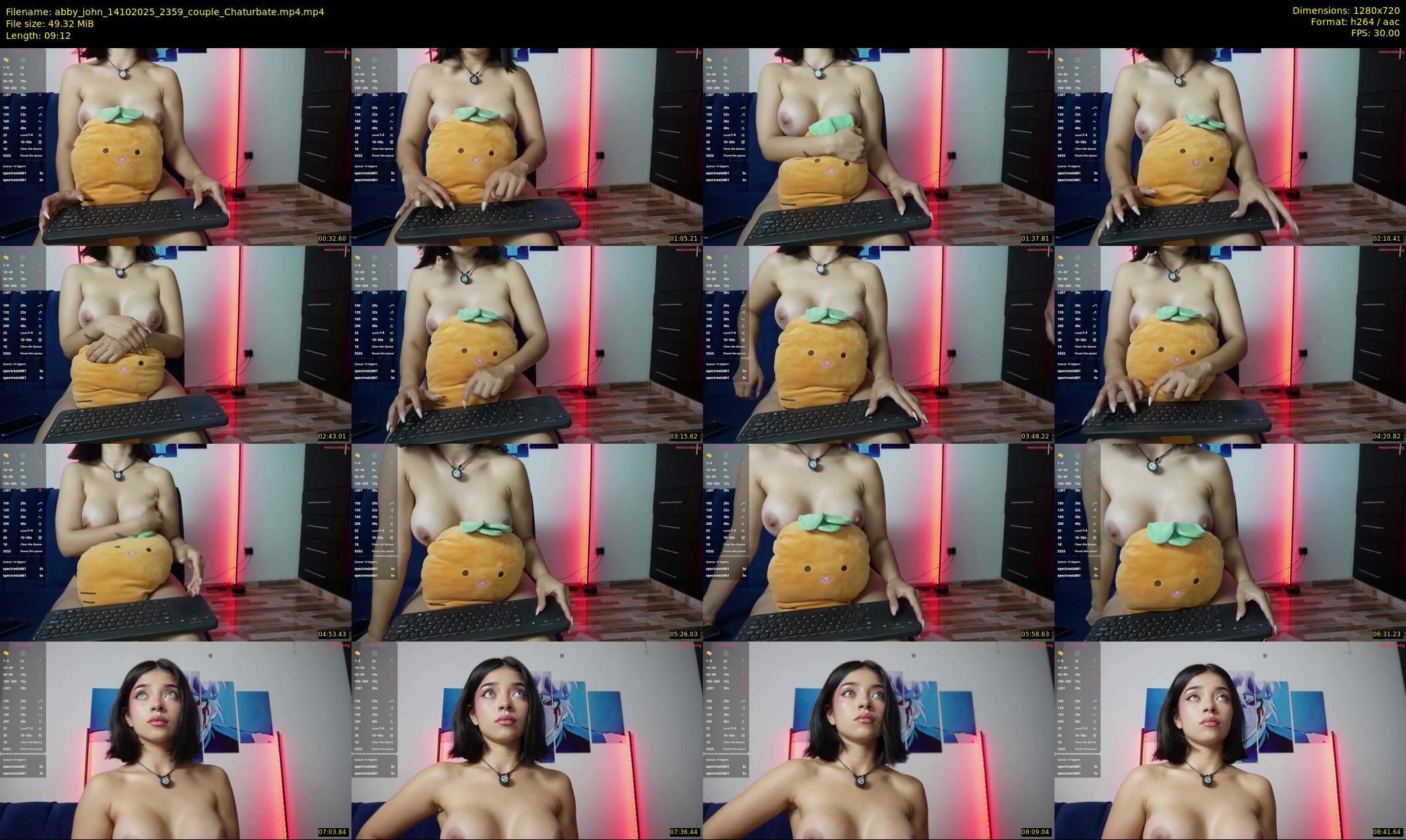 abby_john — 10 minute Chaturbate couple cam show recording, 720p, Oct 14, 2025
