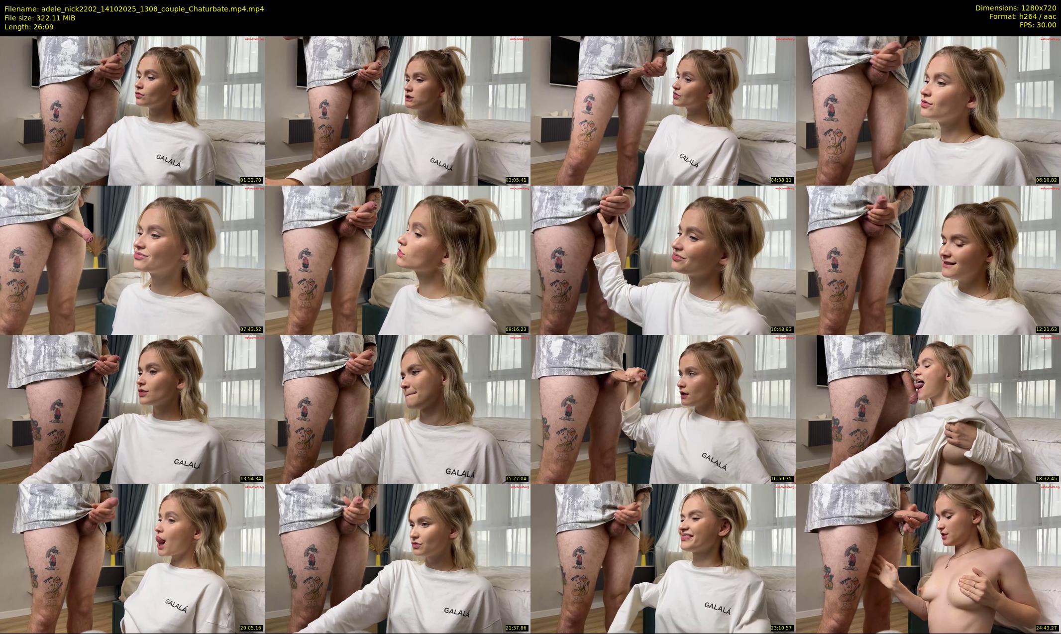 adele_nick2202 — 27 minute Chaturbate couple cam show recording, 720p, Oct 14, 2025