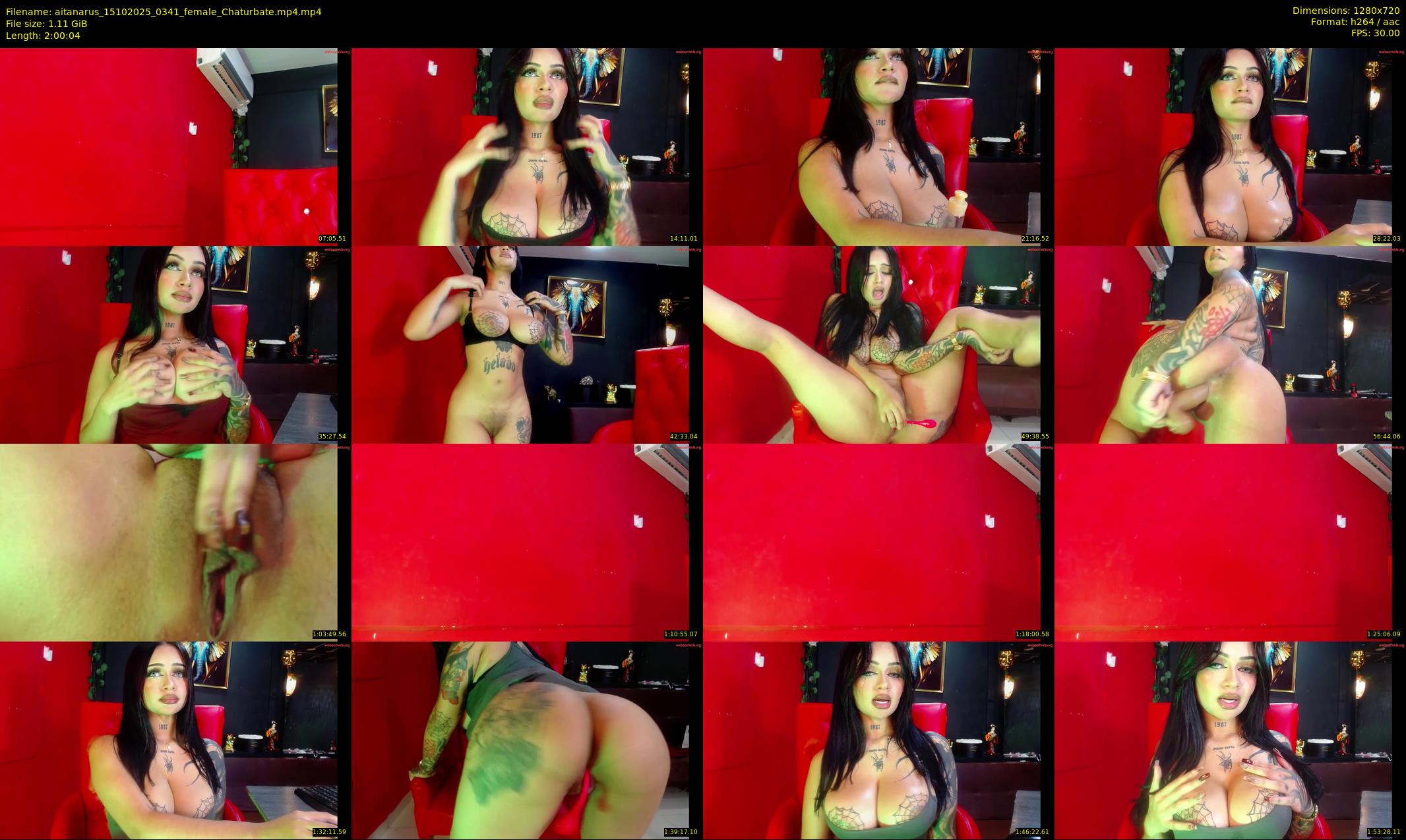 aitanarus — 121 minute Chaturbate female cam show recording, 720p, Oct 15, 2025
