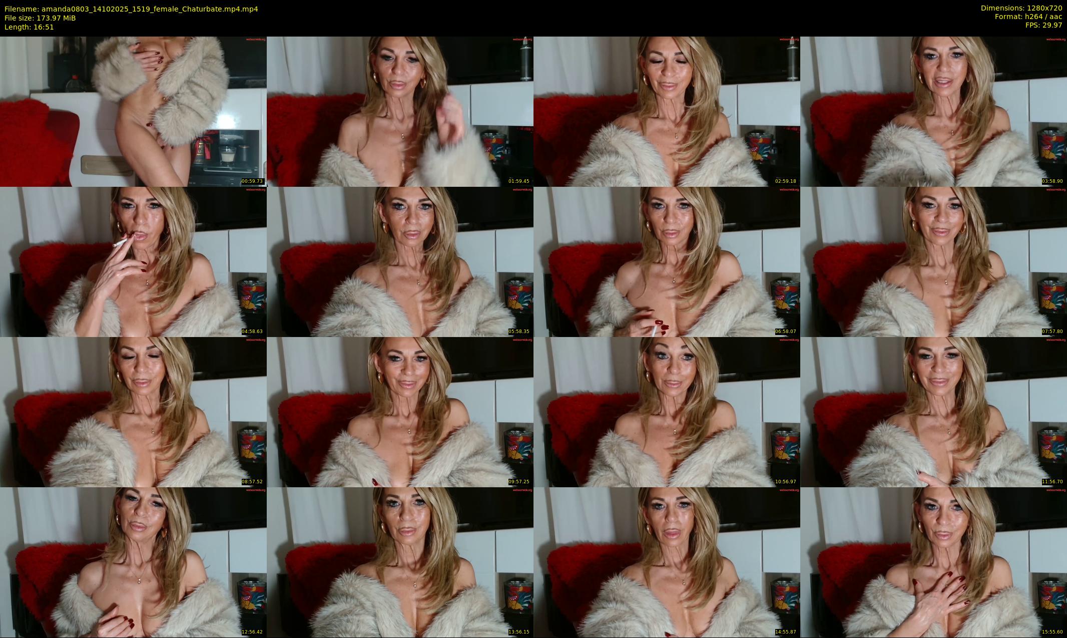 amanda0803 — 17 minute Chaturbate female cam show recording, 720p, Oct 14, 2025