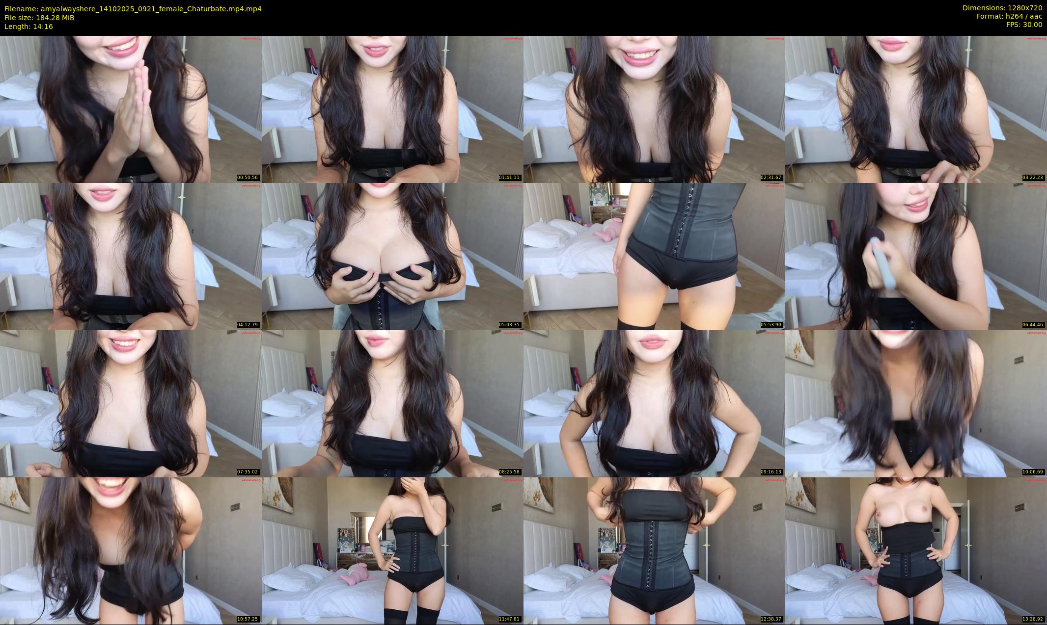 amyalwayshere — 15 minute Chaturbate female cam show recording, 720p, Oct 14, 2025