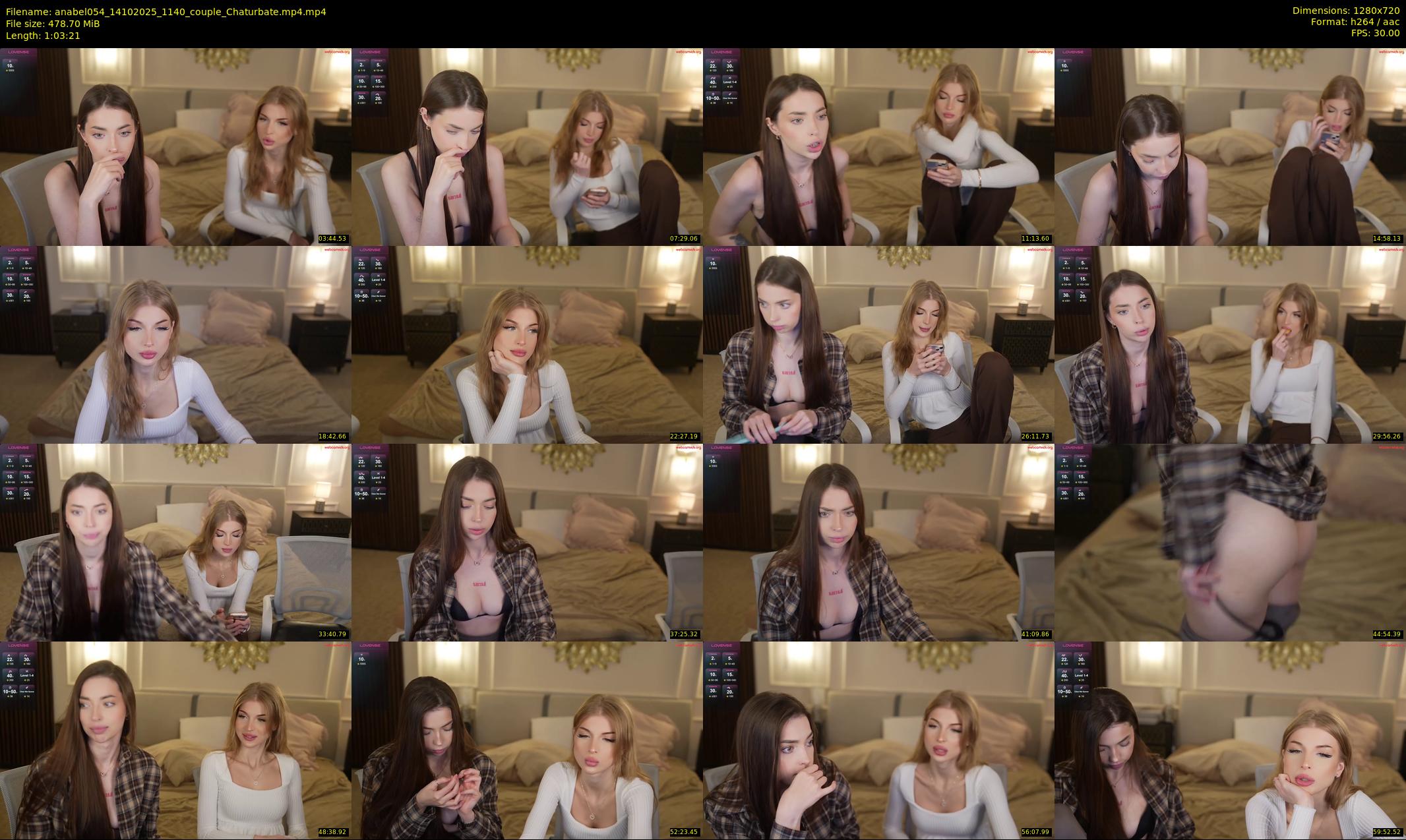 anabel054 — 64 minute Chaturbate female cam show recording, 720p, Oct 14, 2025