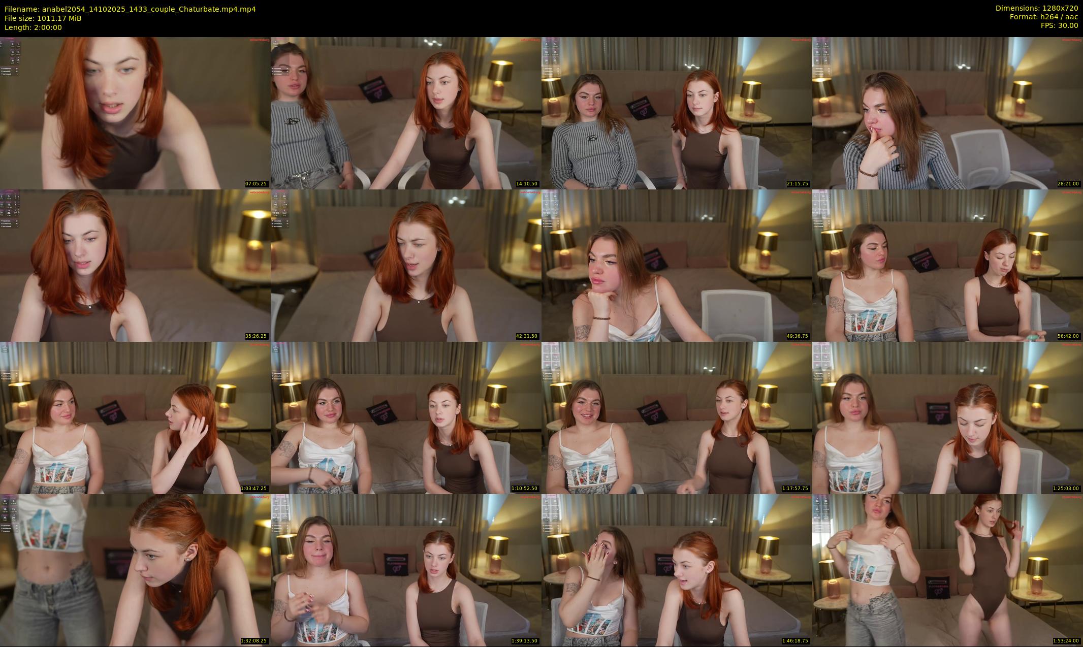 anabel2054 — 120 minute Chaturbate female cam show recording, 720p, Oct 14, 2025