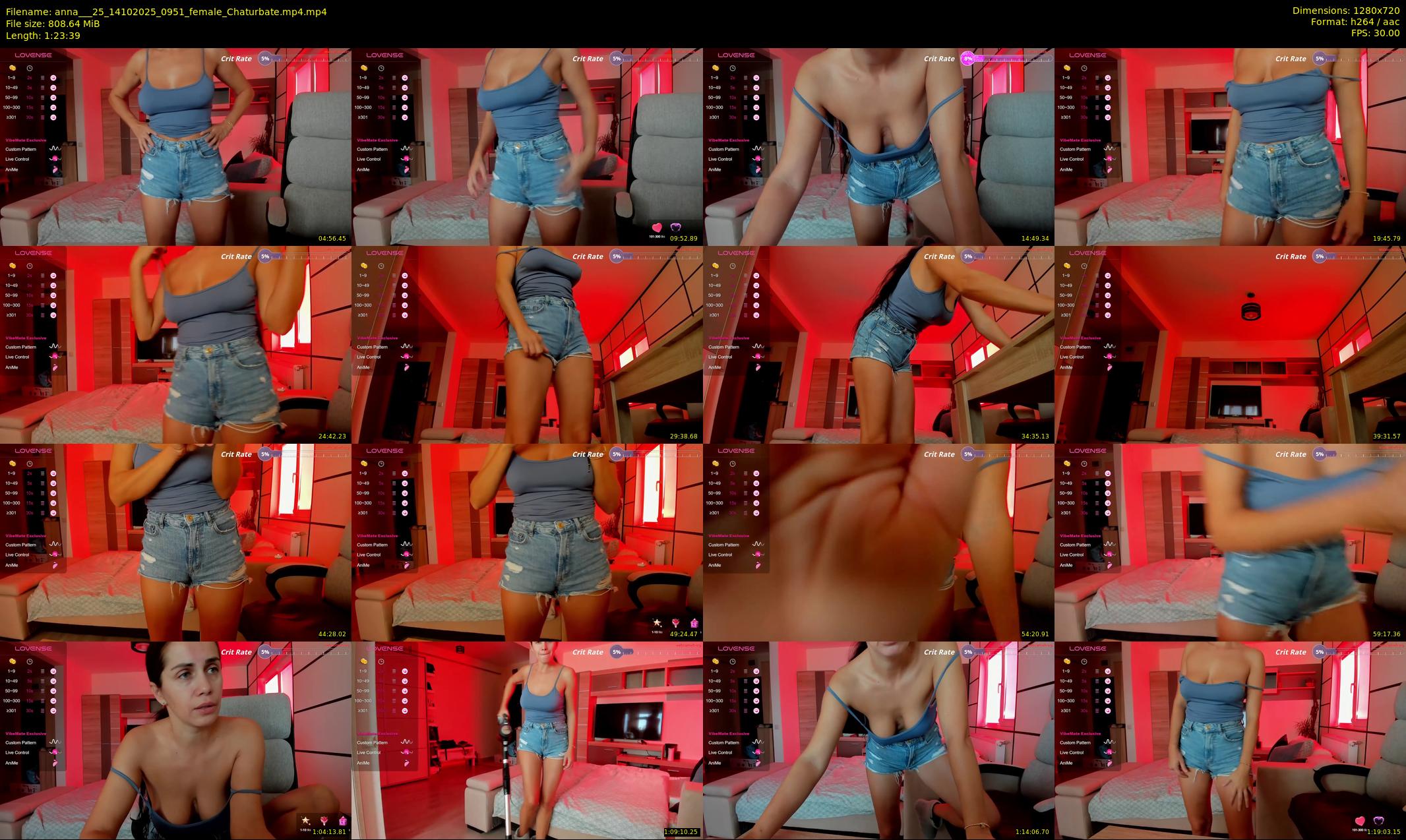 anna___25 — 84 minute Chaturbate female cam show recording, 720p, Oct 14, 2025