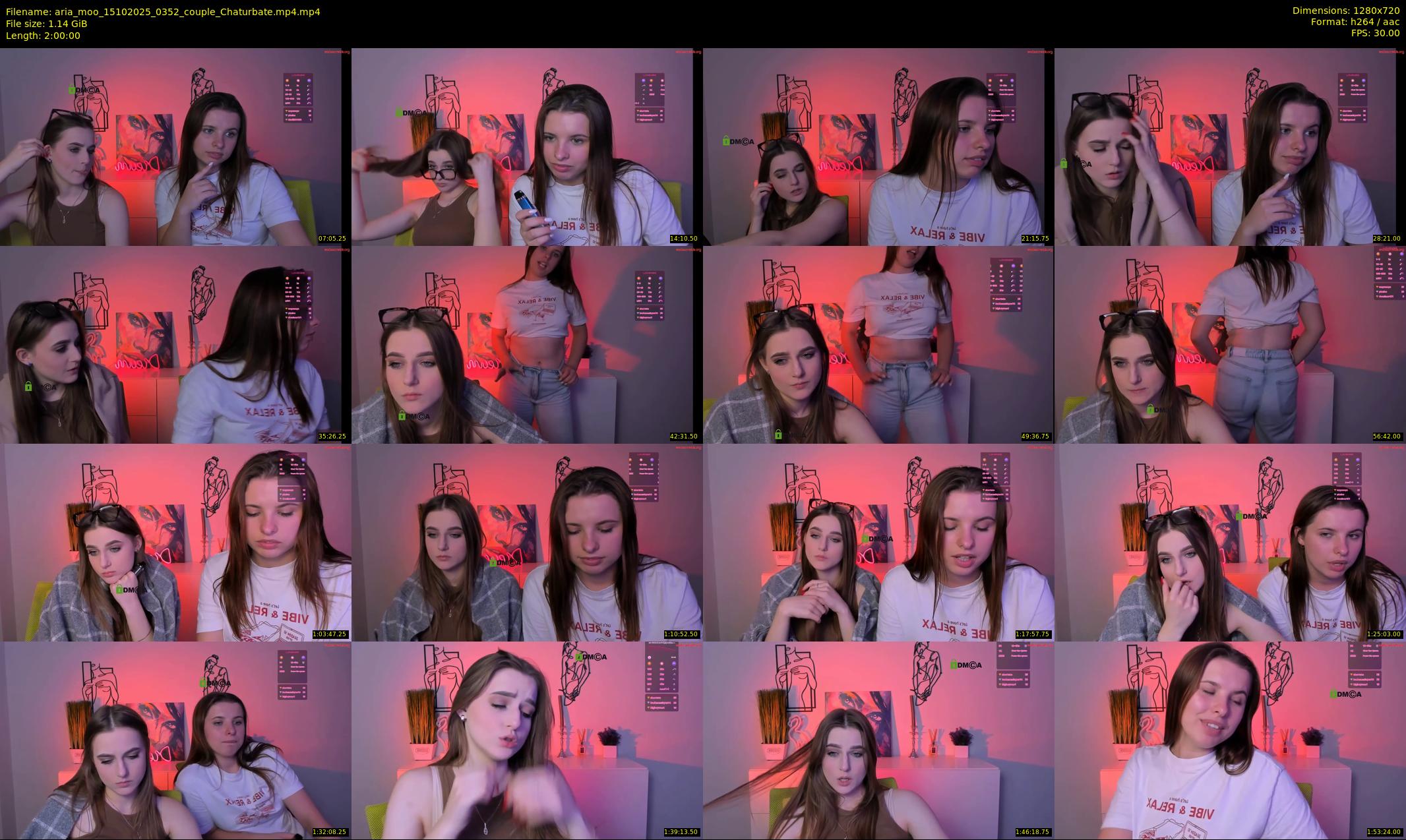 aria_moo — 120 minute Chaturbate couple cam show recording, 720p, Oct 15, 2025