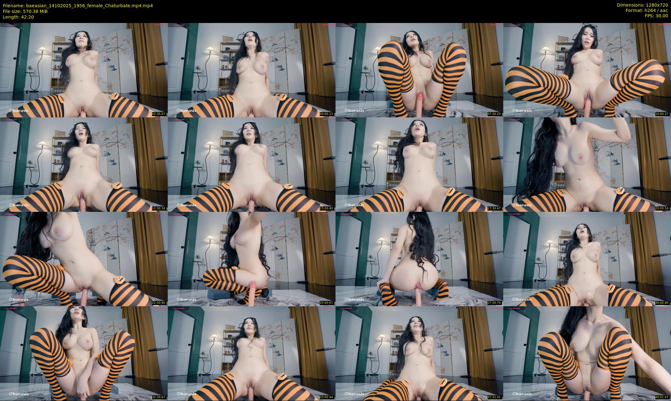 baeasian — 43 minute Chaturbate female cam show recording, 720p, Oct 14, 2025