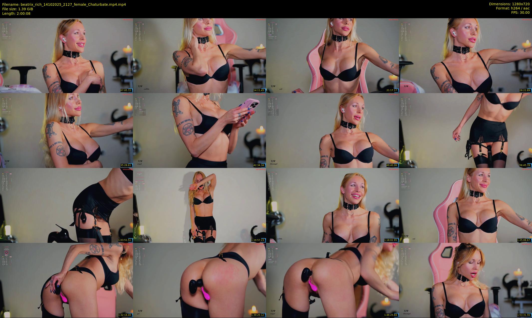 beatrix_rich — 121 minute Chaturbate female cam show recording, 720p, Oct 14, 2025