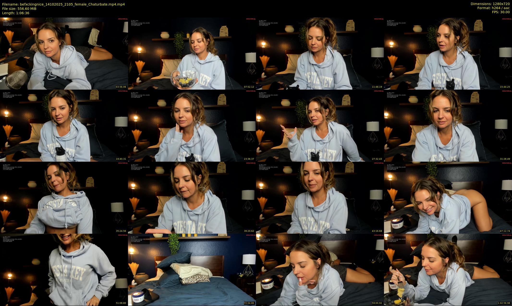 befxckingnice — 67 minute Chaturbate female cam show recording, 720p, Oct 14, 2025