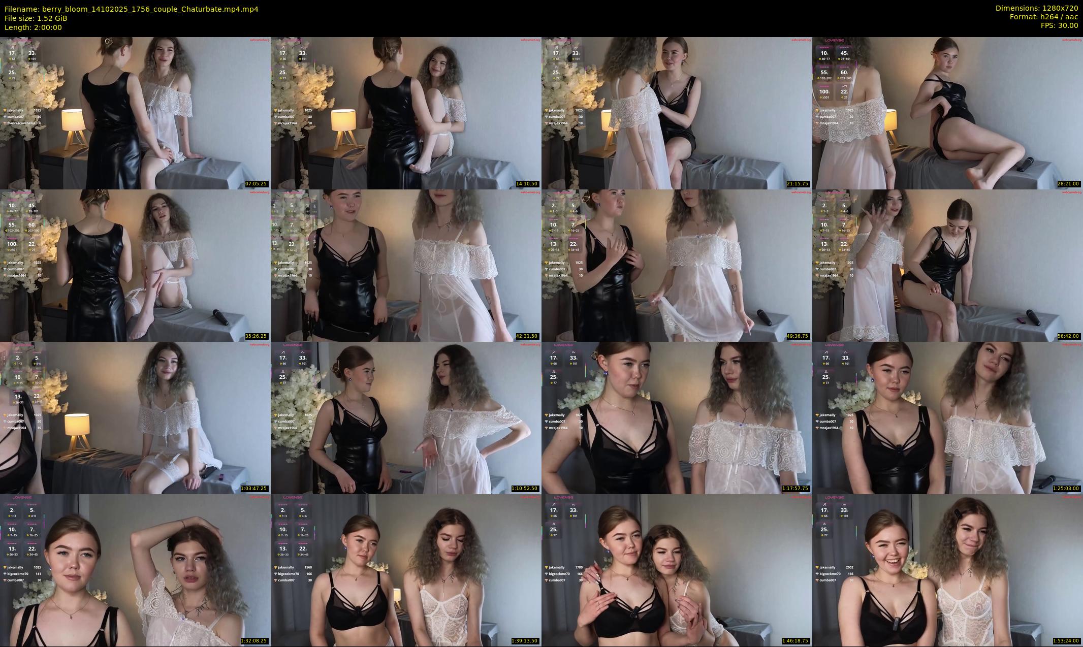 berry_bloom — 120 minute Chaturbate female cam show recording, 720p, Oct 14, 2025
