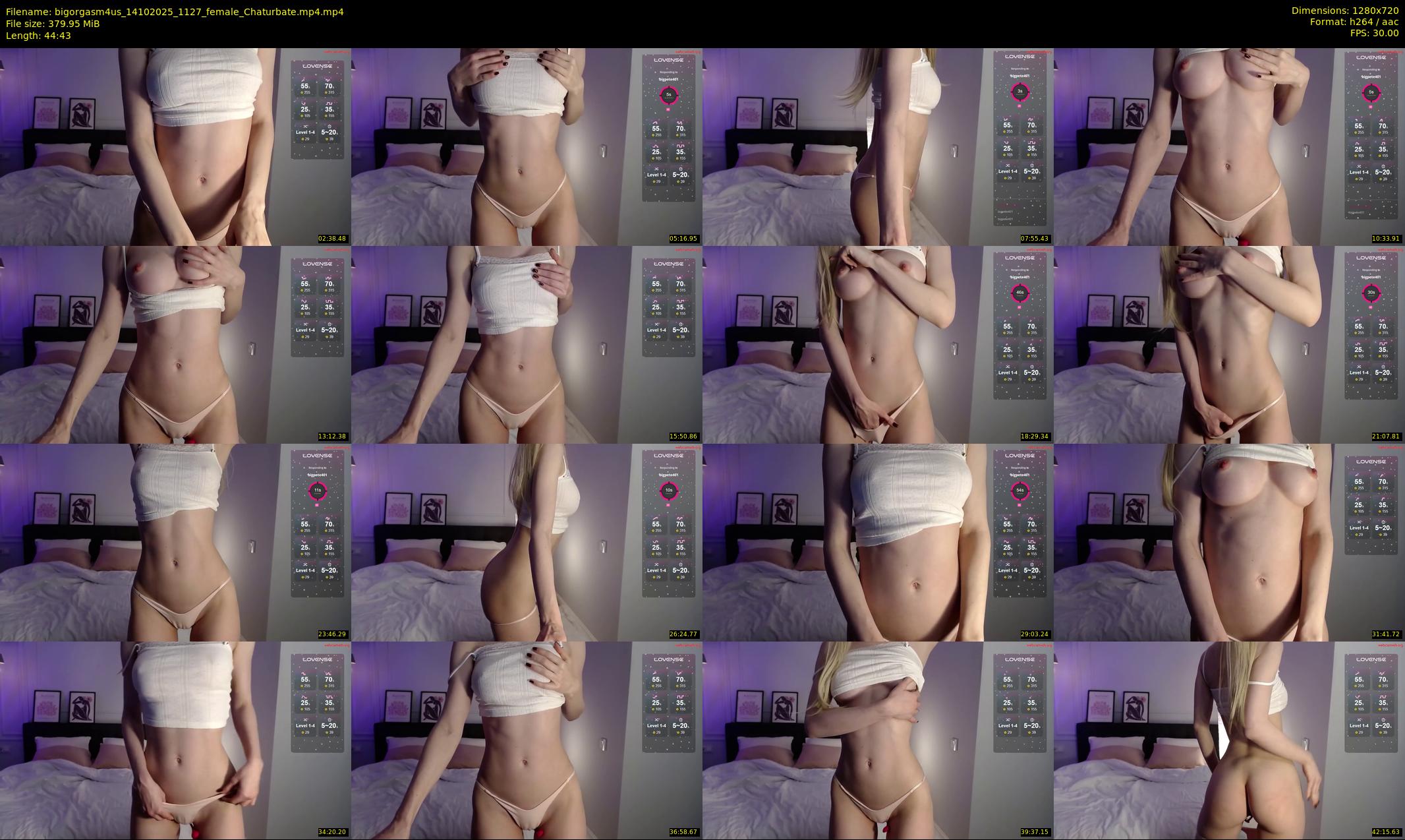 bigorgasm4us — 45 minute Chaturbate female cam show recording, 720p, Oct 14, 2025