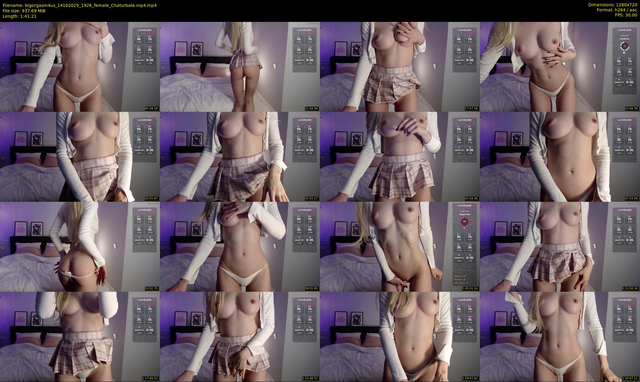 bigorgasm4us — 102 minute Chaturbate female cam show recording, 720p, Oct 14, 2025