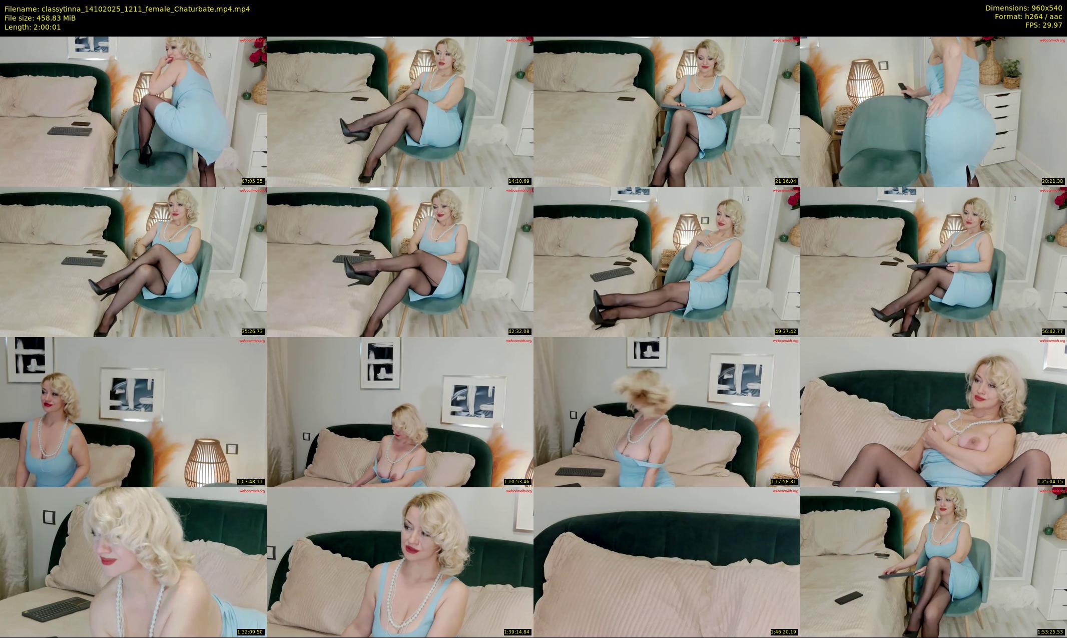classytinna — 121 minute Chaturbate female cam show recording, 480p, Oct 14, 2025