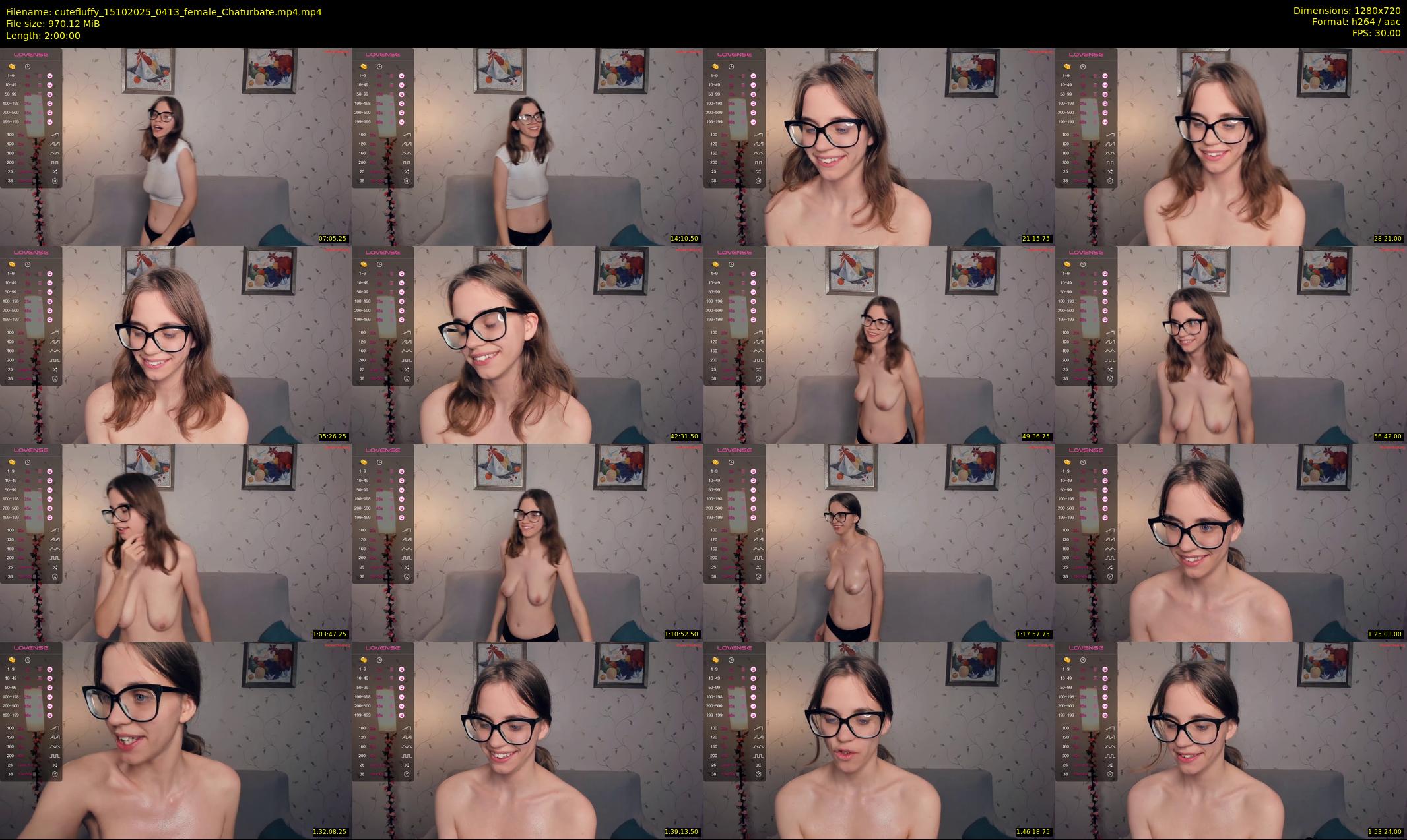 cutefluffy — 120 minute Chaturbate female cam show recording, 720p, Oct 15, 2025