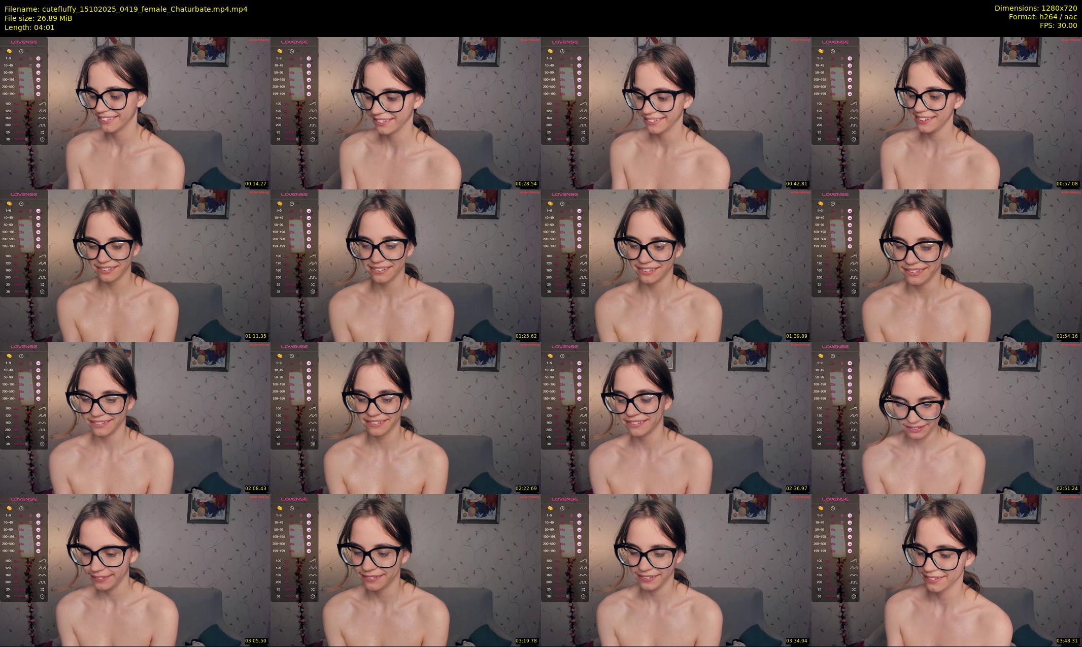 cutefluffy — 5 minute Chaturbate female cam show recording, 720p, Oct 15, 2025