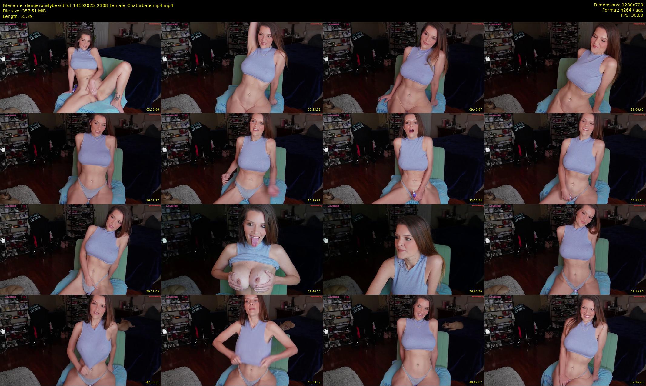 dangerouslybeautiful — 56 minute Chaturbate female cam show recording, 720p, Oct 14, 2025
