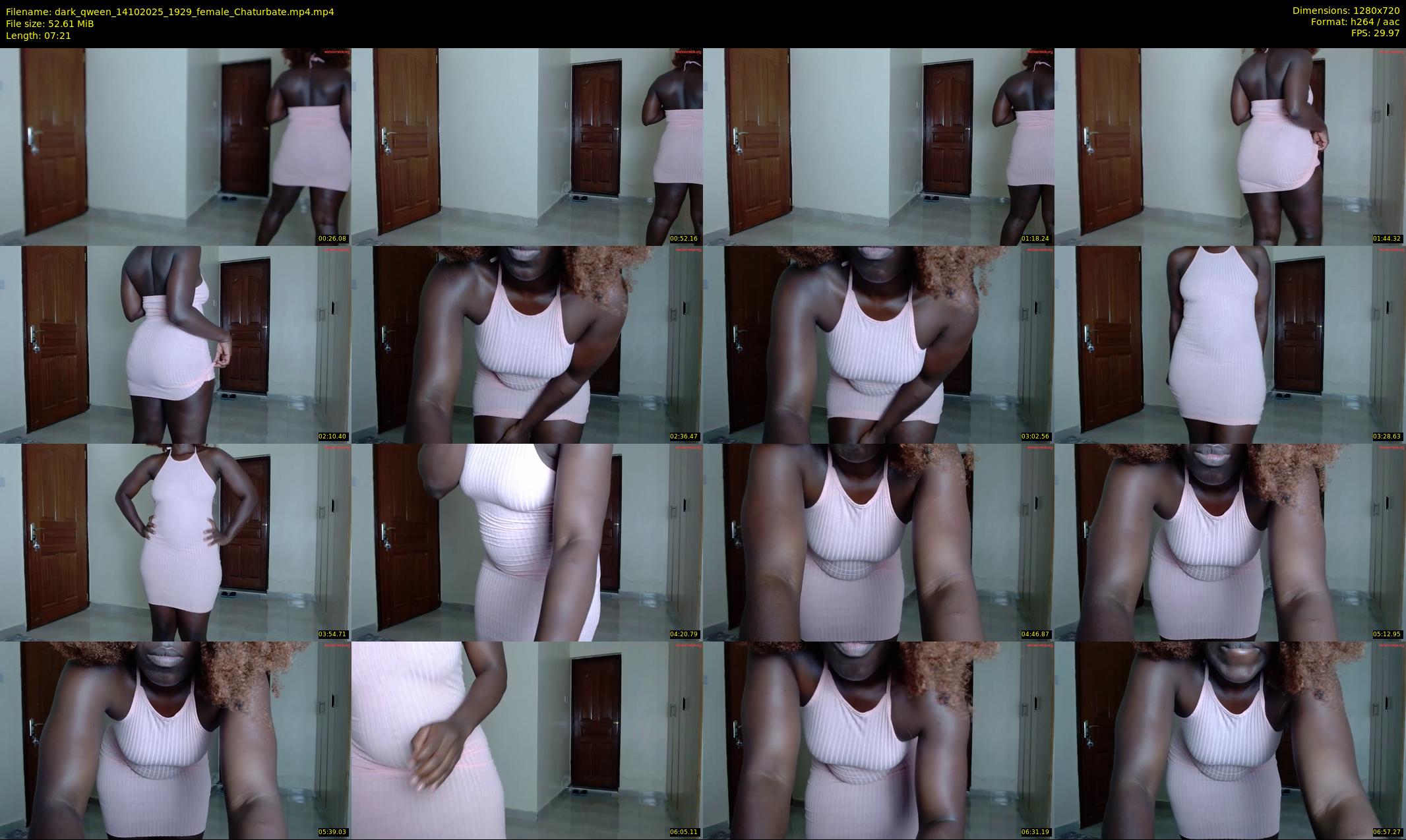 dark_qween — 8 minute Chaturbate female cam show recording, 720p, Oct 14, 2025