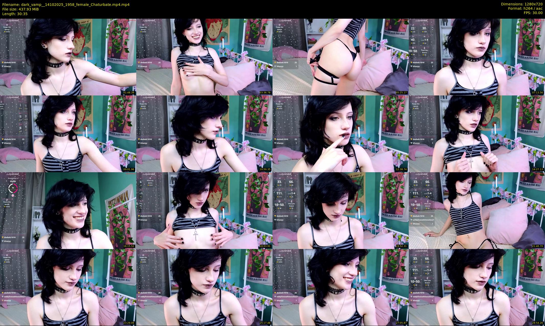 dark_vamp_ — 31 minute Chaturbate female cam show recording, 720p, Oct 14, 2025