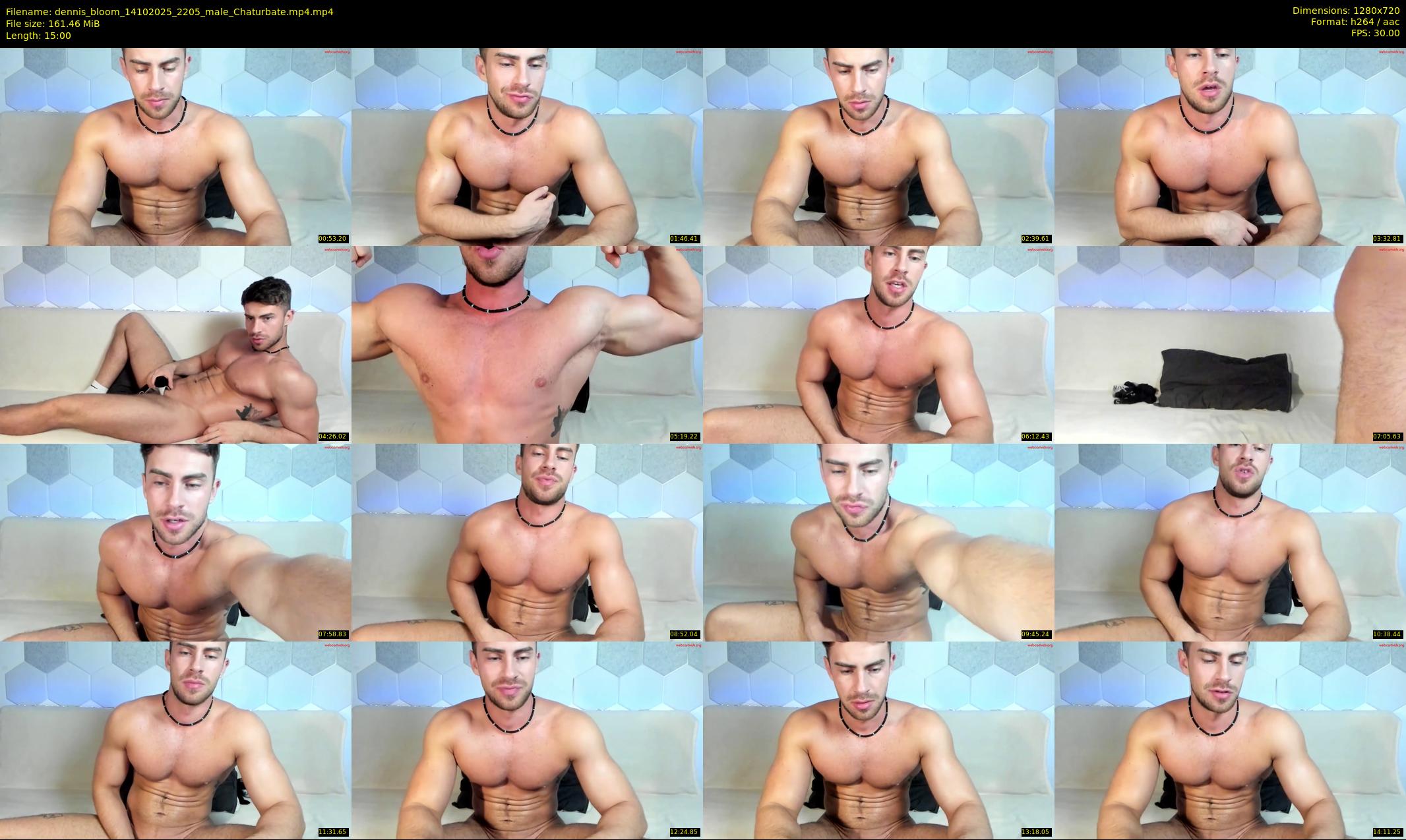dennis_bloom — 15 minute Chaturbate male cam show recording, 720p, Oct 14, 2025