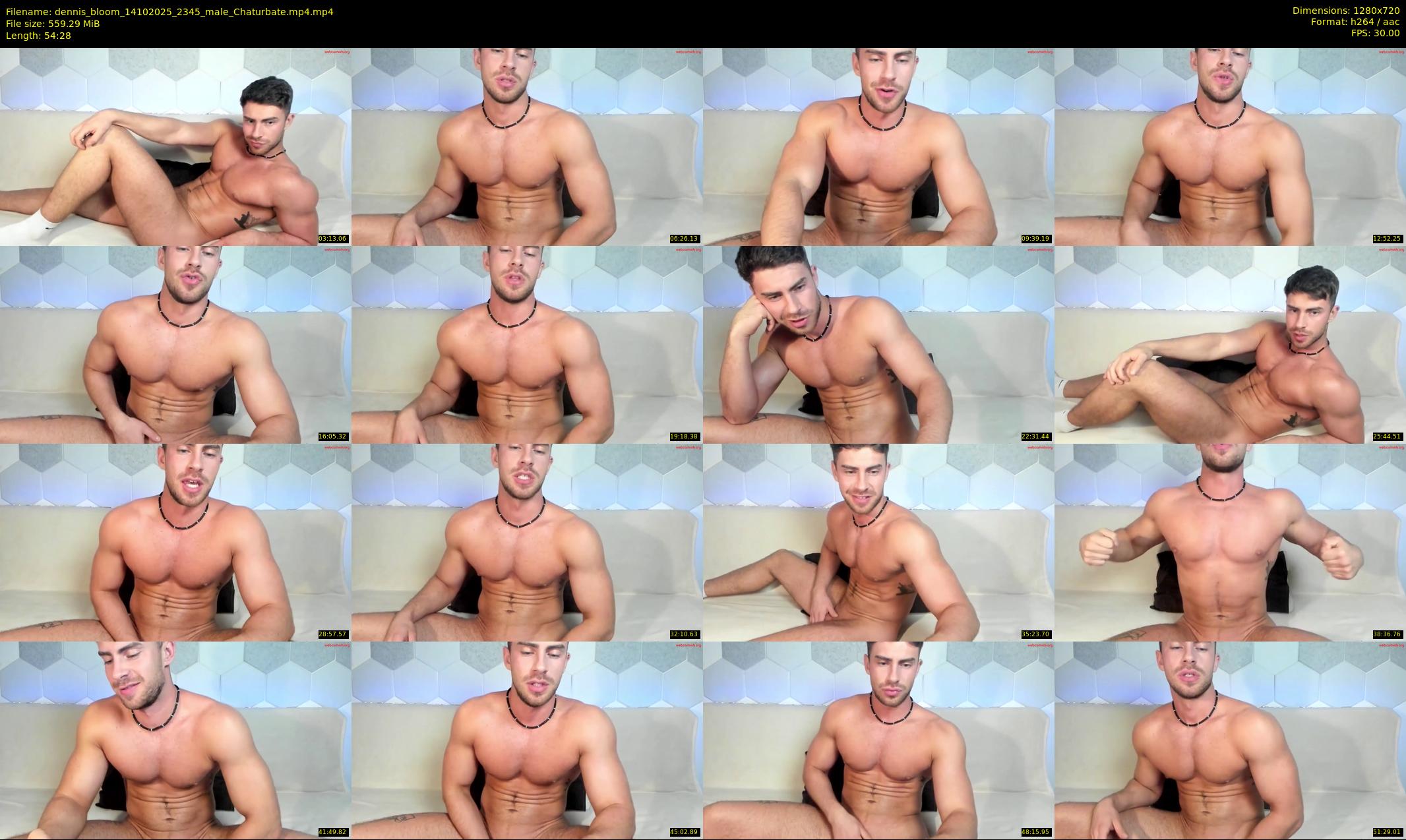 dennis_bloom — 55 minute Chaturbate male cam show recording, 720p, Oct 14, 2025