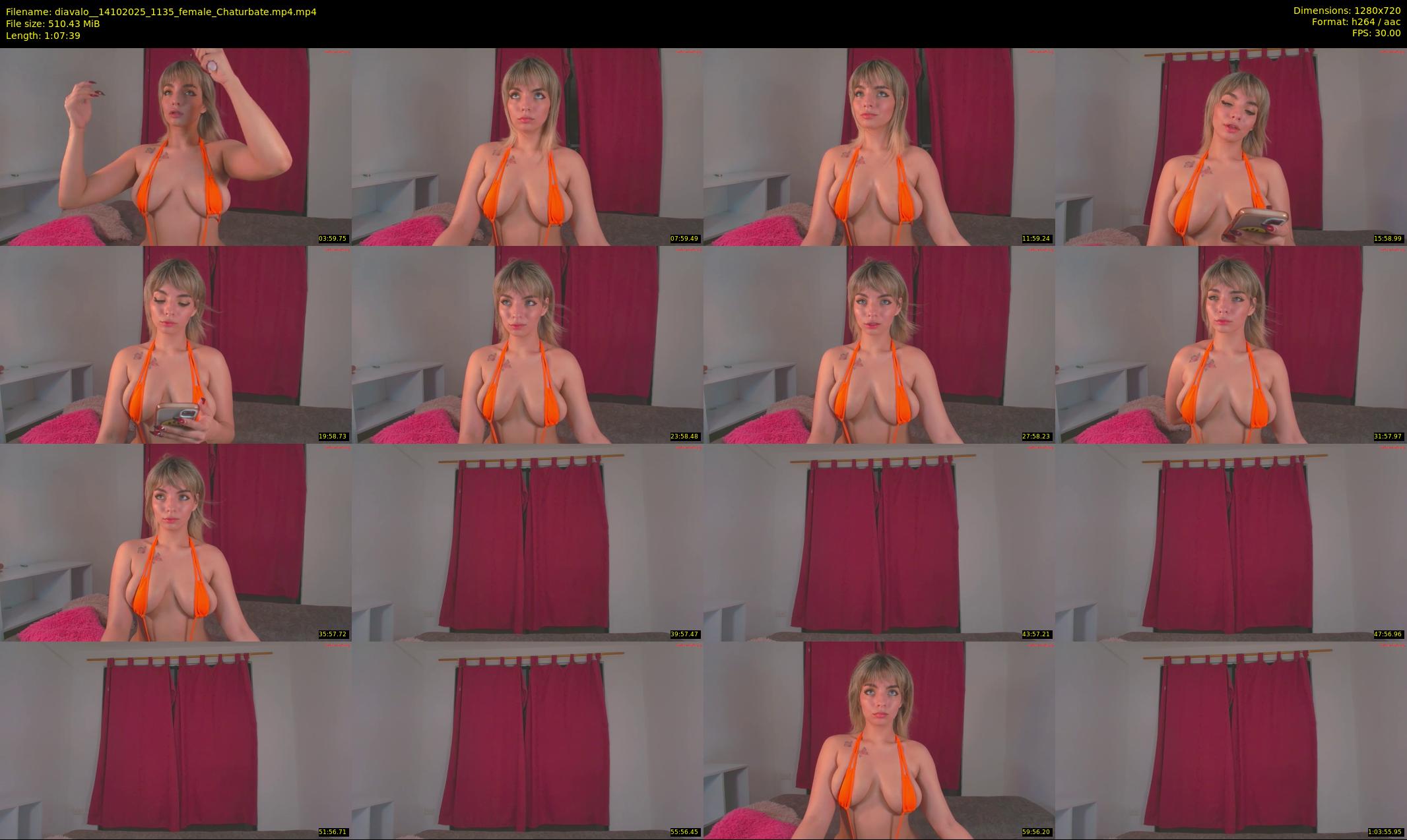 diavalo_ — 68 minute Chaturbate female cam show recording, 720p, Oct 14, 2025