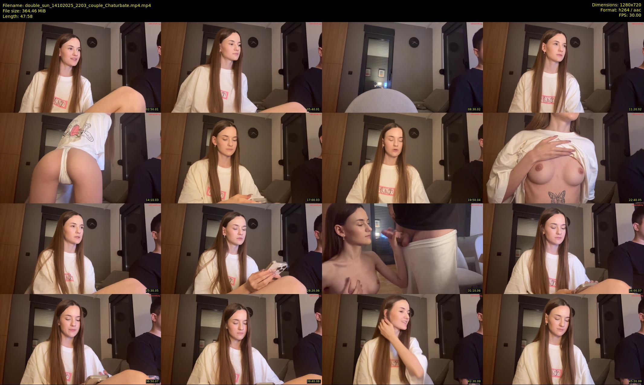 double_sun — 48 minute Chaturbate couple cam show recording, 720p, Oct 14, 2025
