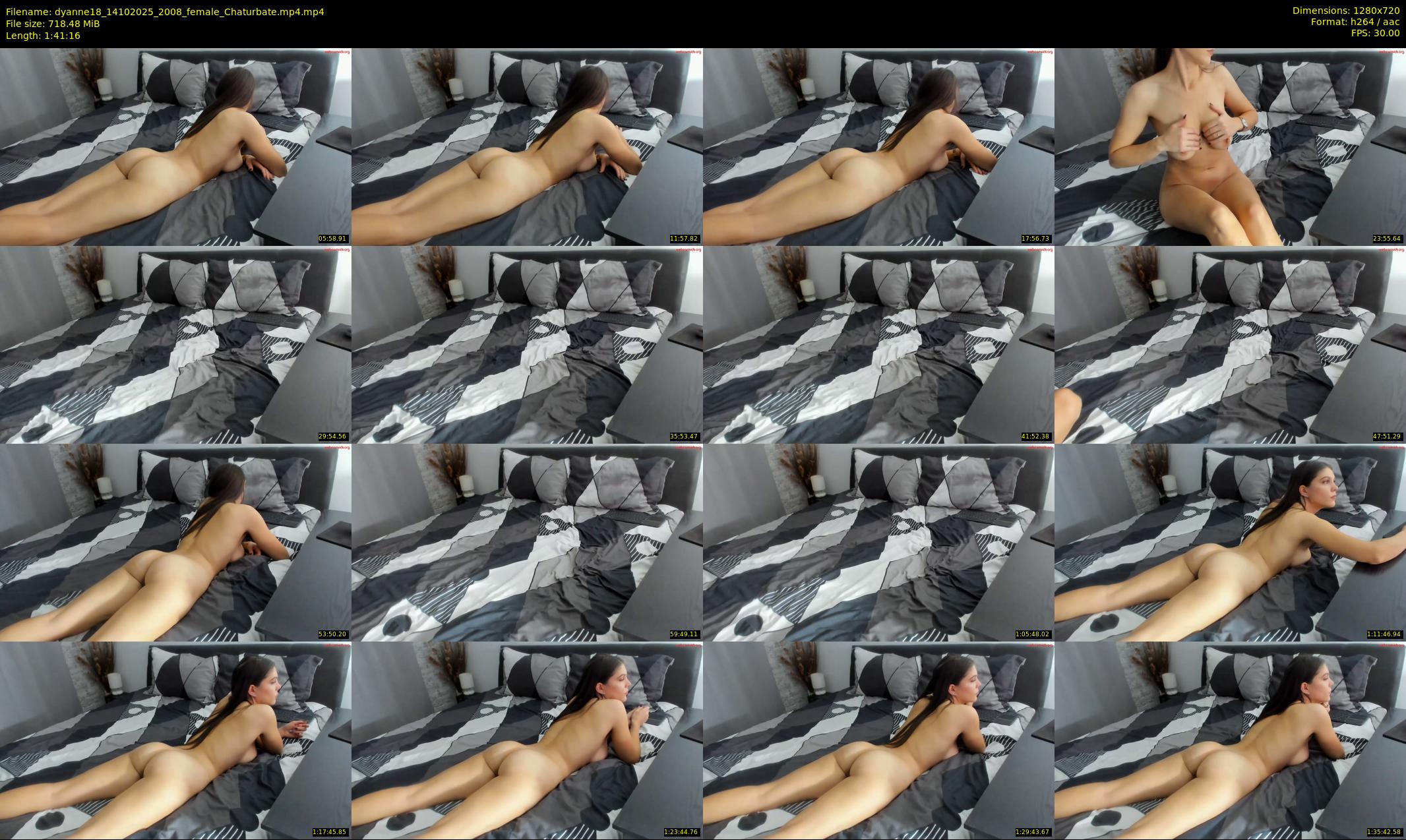 dyanne18 — 102 minute Chaturbate female cam show recording, 720p, Oct 14, 2025
