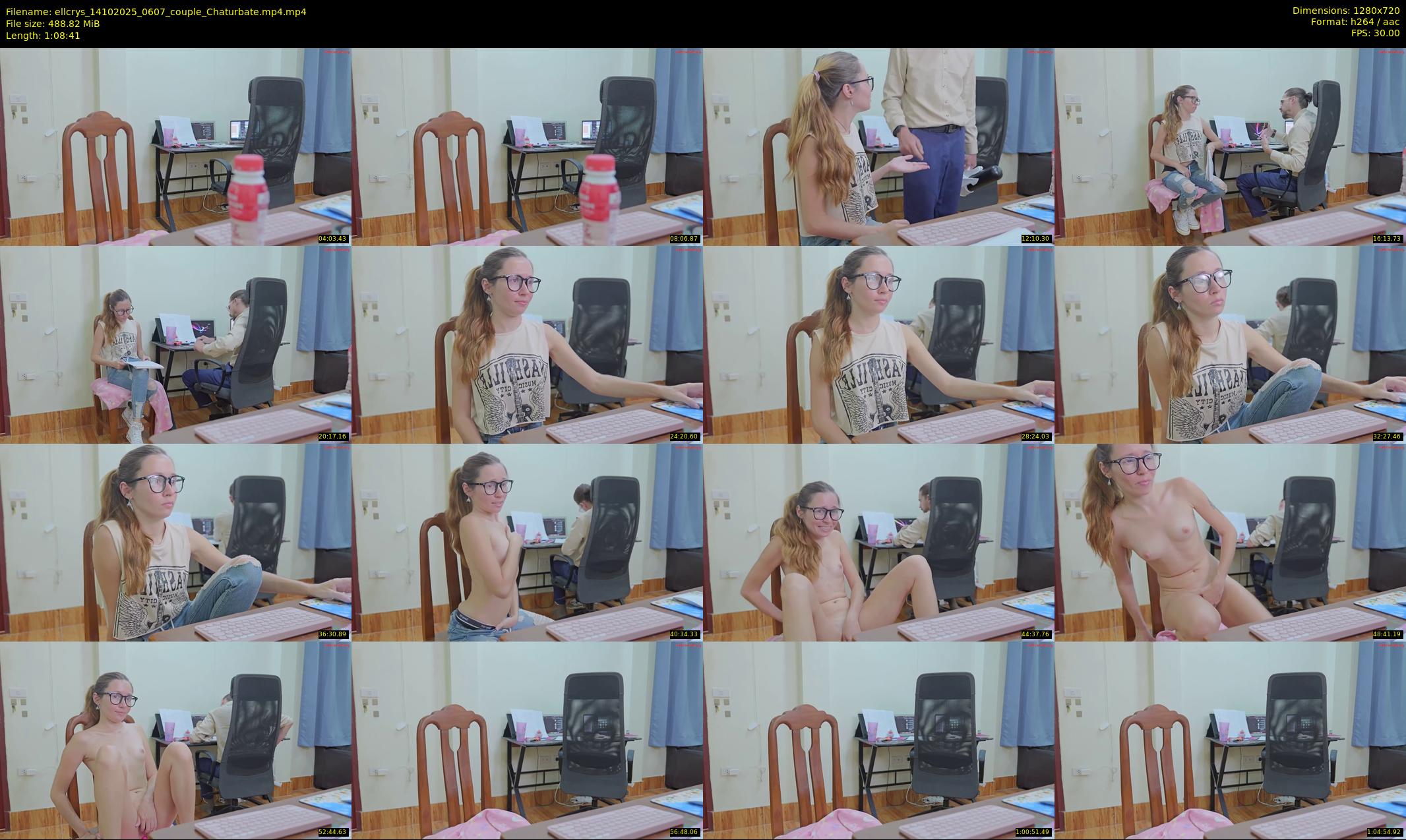 ellcrys — 69 minute Chaturbate couple cam show recording, 720p, Oct 14, 2025