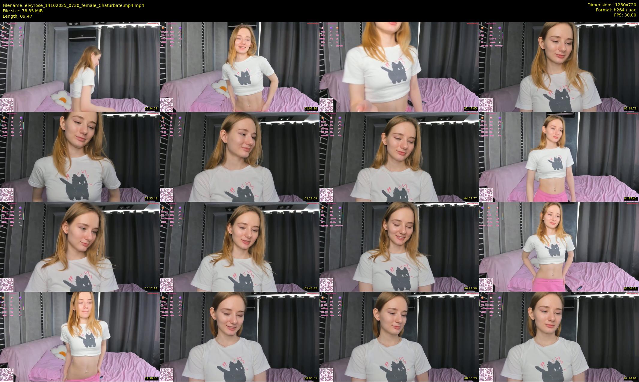 elvyrose — 10 minute Chaturbate female cam show recording, 720p, Oct 14, 2025