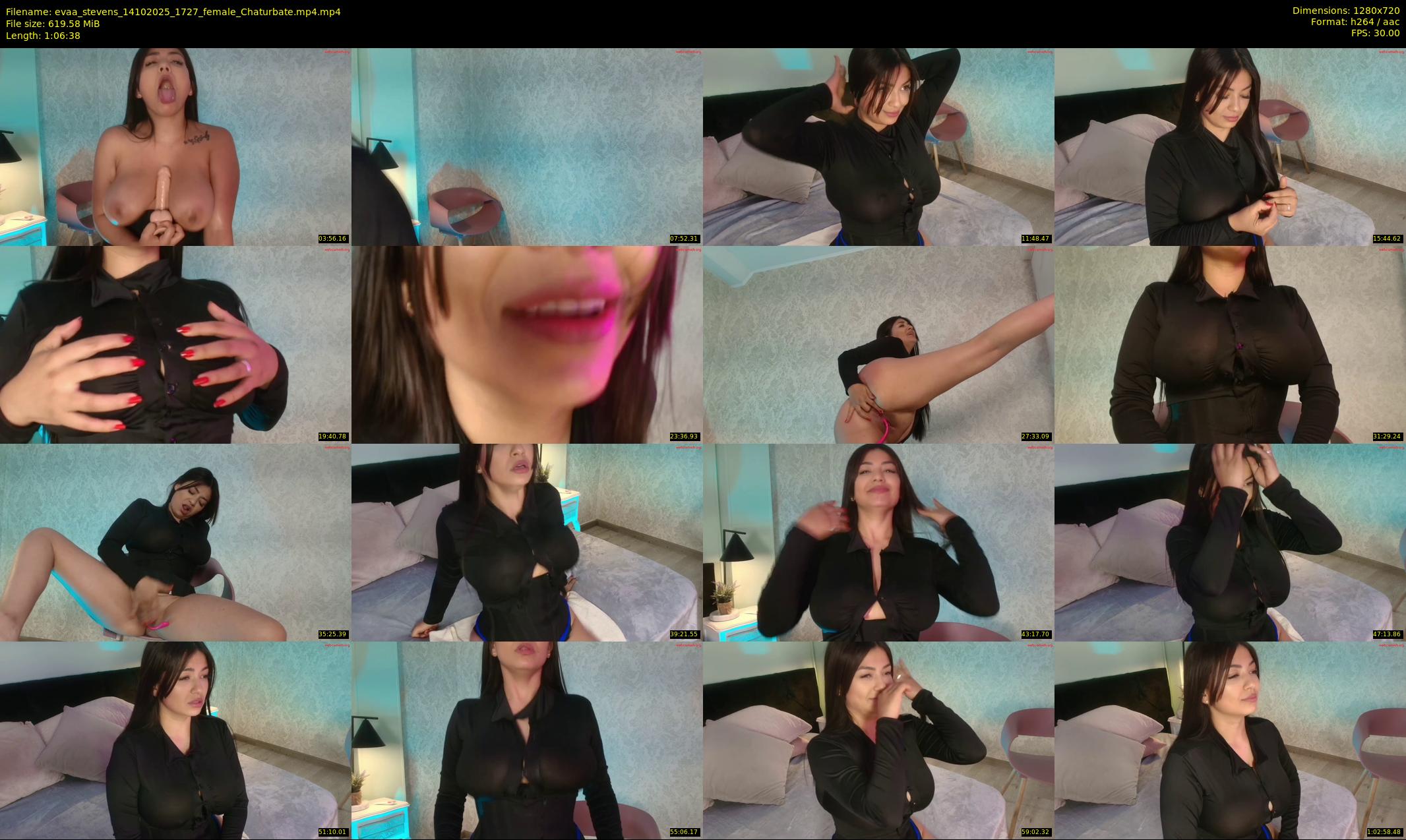 evaa_stevens — 67 minute Chaturbate female cam show recording, 720p, Oct 14, 2025